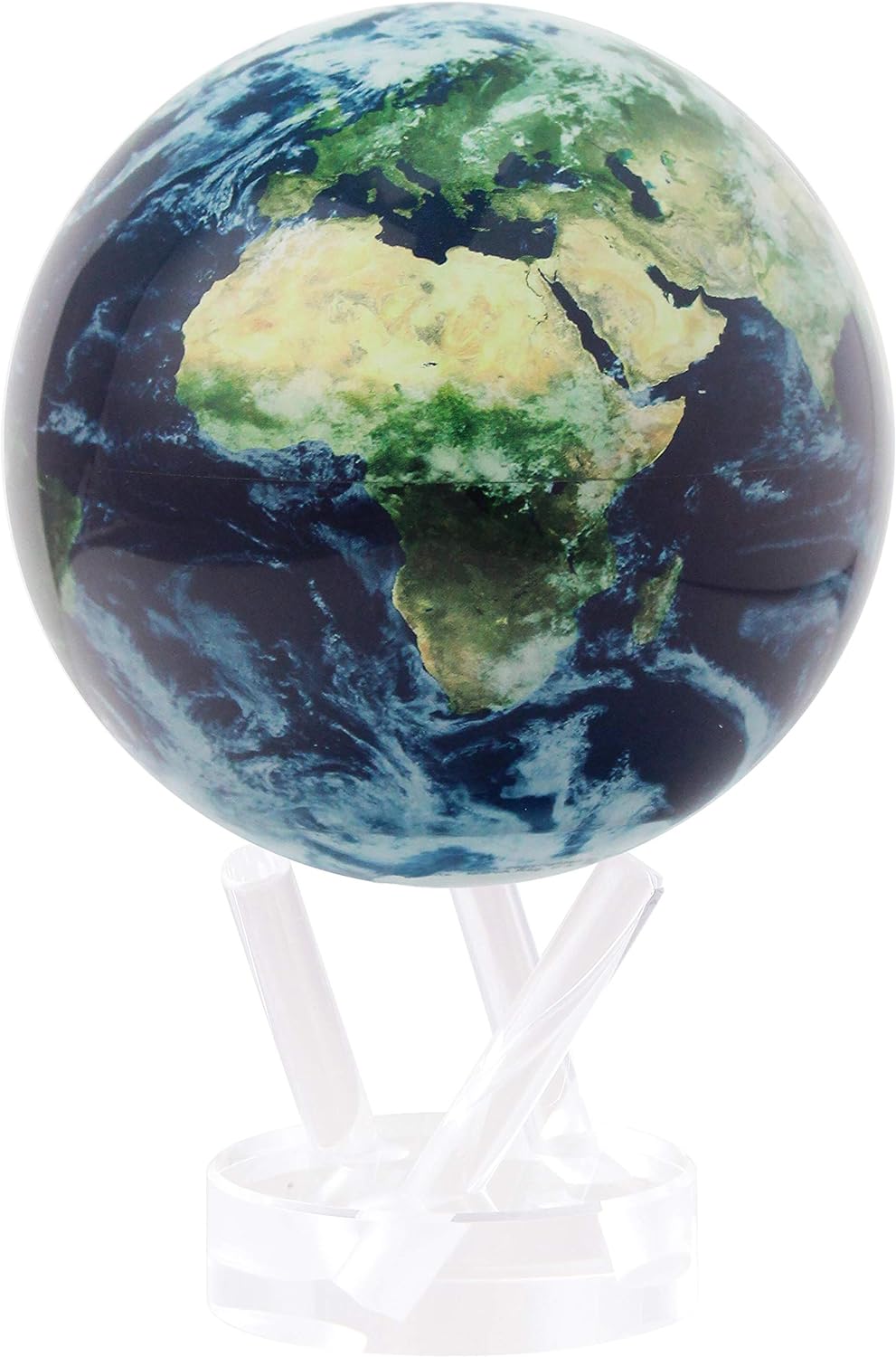 MOVA Globe Earth, Stylish Rotating Globe with Cloud 6", No Battery Needed Solar...