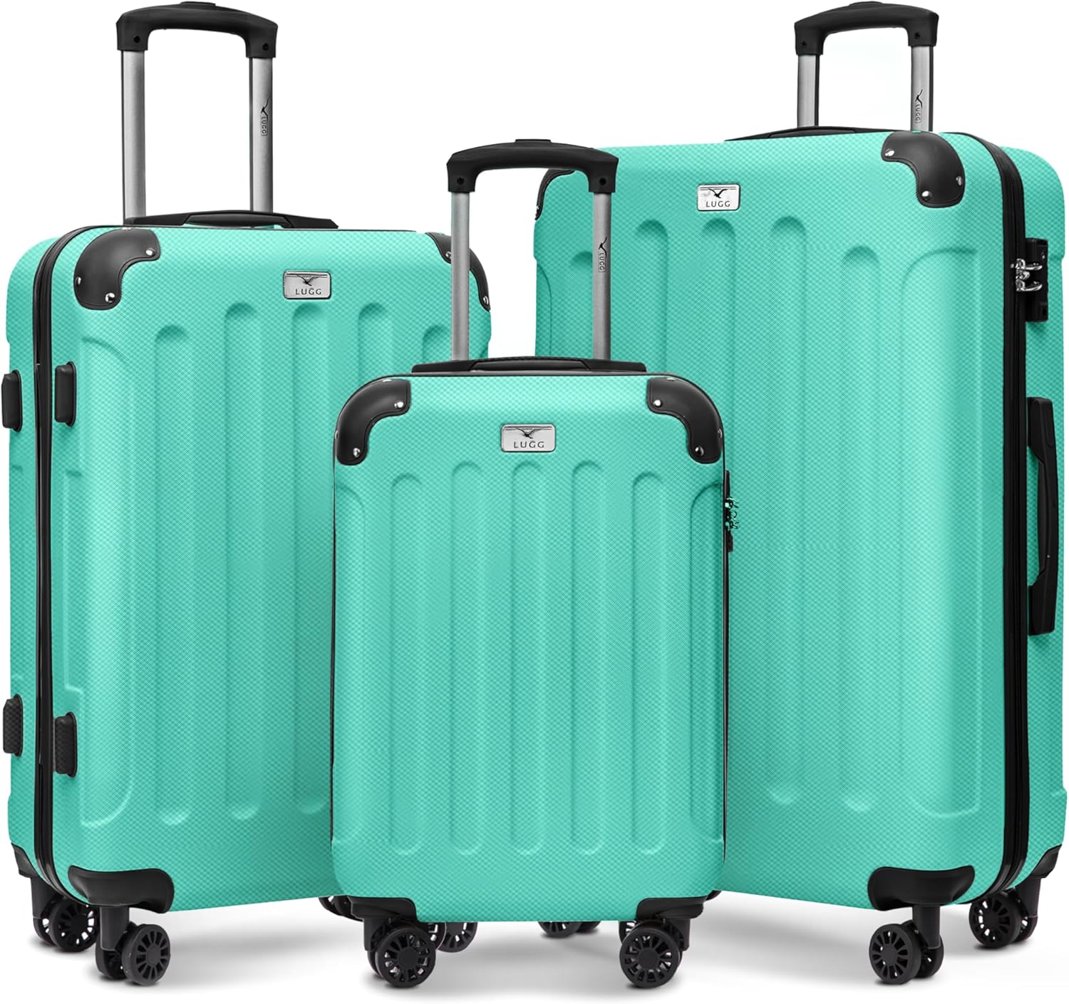 LUGG Travel Suitcase Set, Special Skywander 3-Piece Hard Shell Luggage for 20" 2...