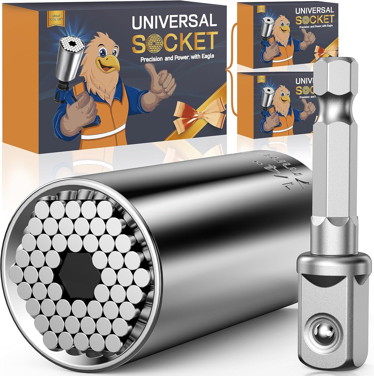 Universal Socket Wrench Set, Special 2 PACK Tool for Men, Innovative Gifts for M...