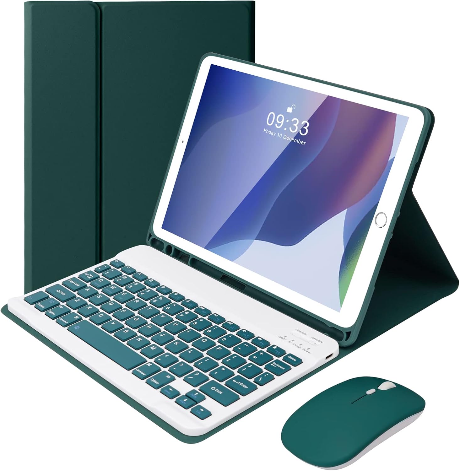 Lively Life Bluetooth Keyboard Case, Special Keyboard and Mouse Combo for iPad 1...