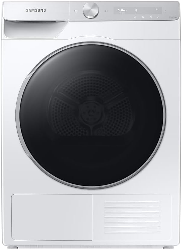 Samsung Series 9 OptimalDry™ DV90T8240SH Wifi Connected 9Kg Heat Pump Tumble Dry...