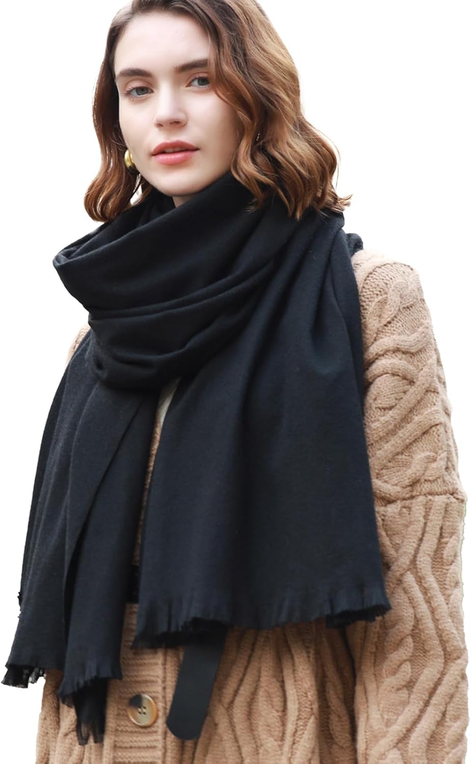 RIIQIICHY Scarfs for Women Pashmina Shawl Wraps for Evening Dresses Women Scarf...