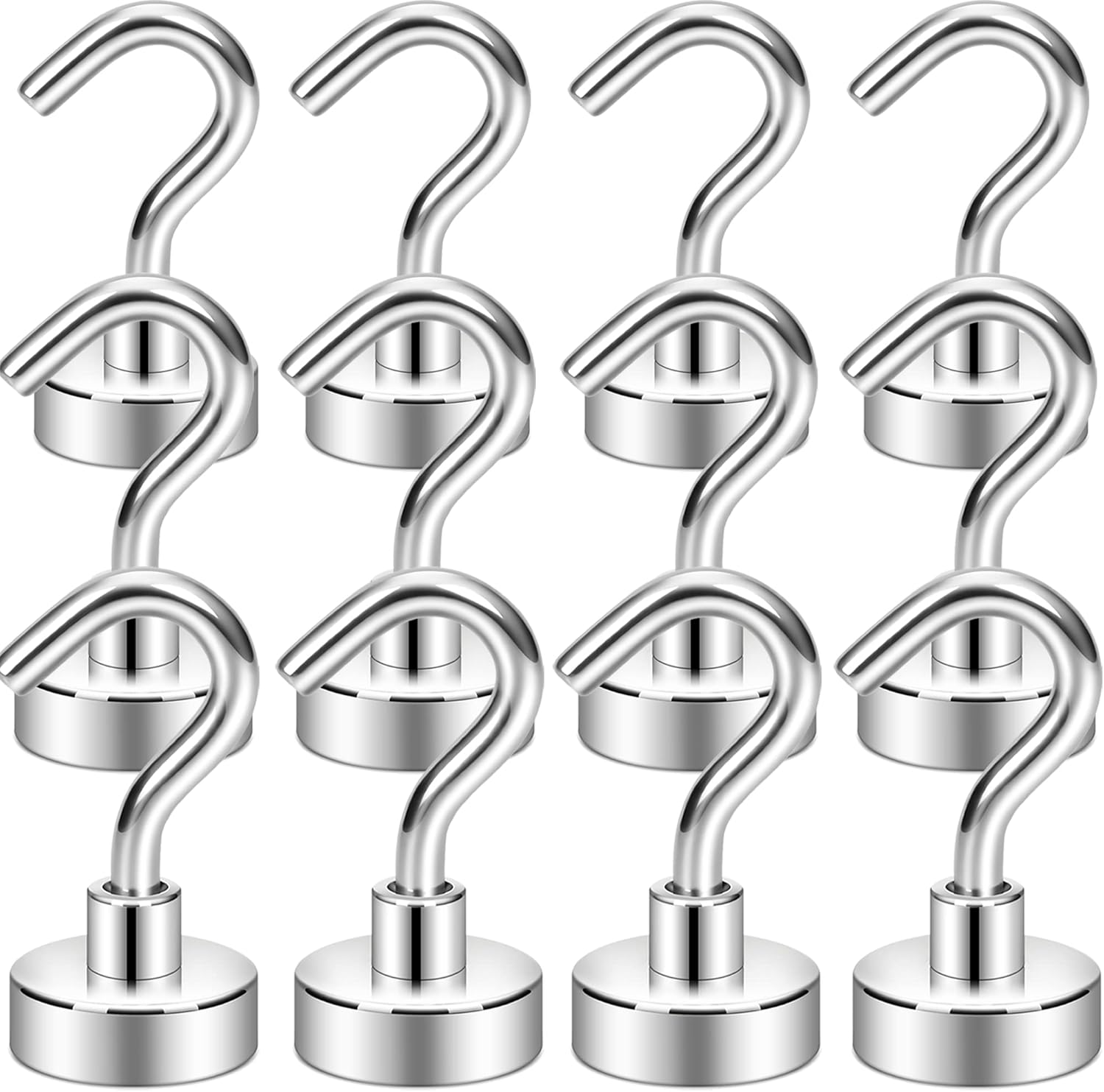 Neosmuk Magnetic Hooks, Cruise Ship Essentials, 30lb+ Heavy Duty Magnetic Hooks...