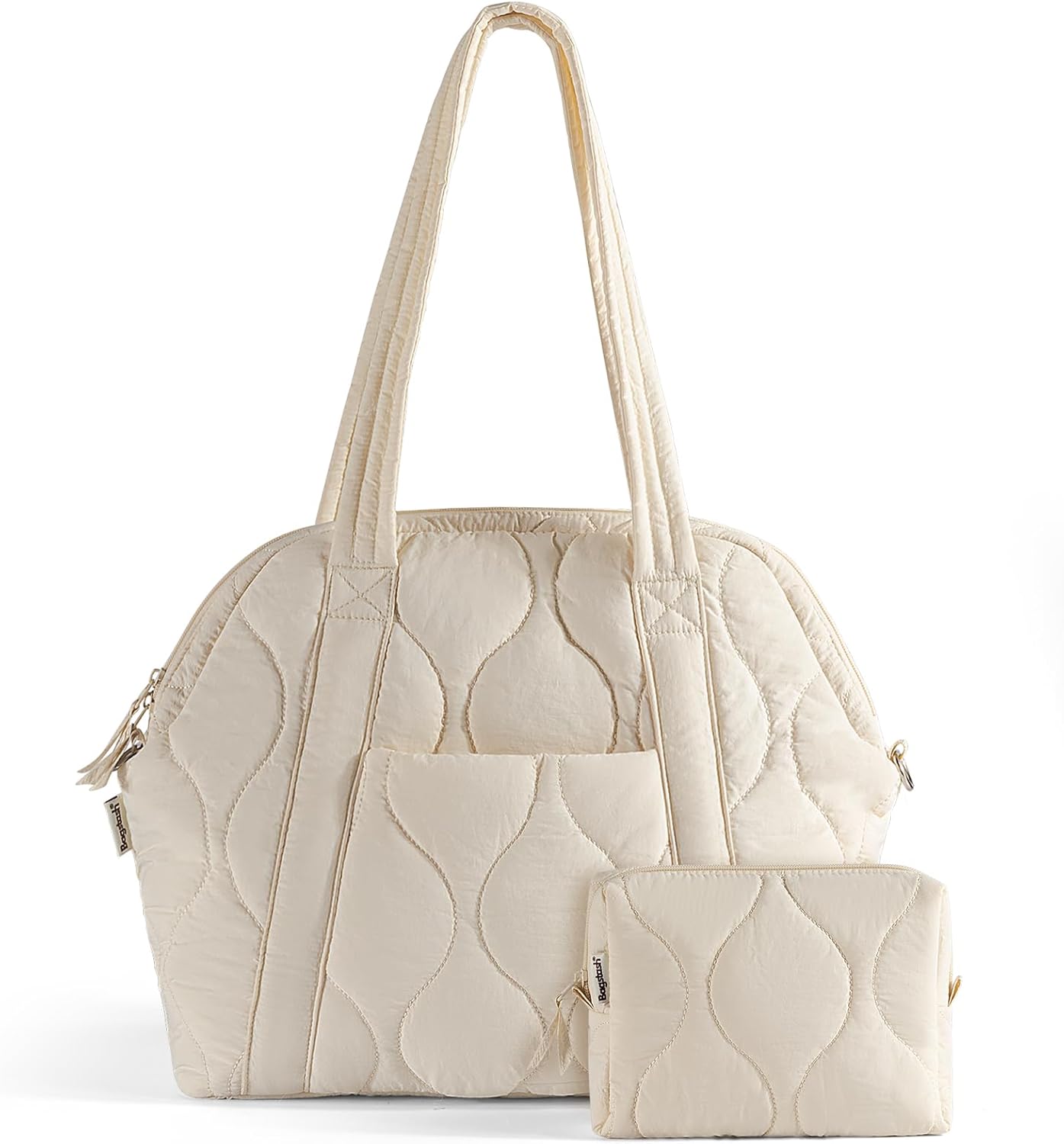 Puffer Tote Bag for Women - Large Quilted Tote Bag Soft Puffy Hobo Handbags Bag...