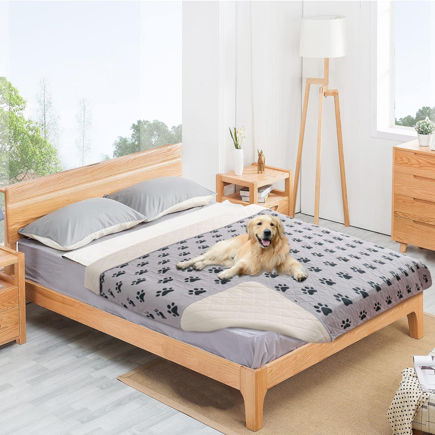 SPXTEX Dog Bed Cover, Special Dog Crate Pads, Innovative Washable Dog Pads, Non...