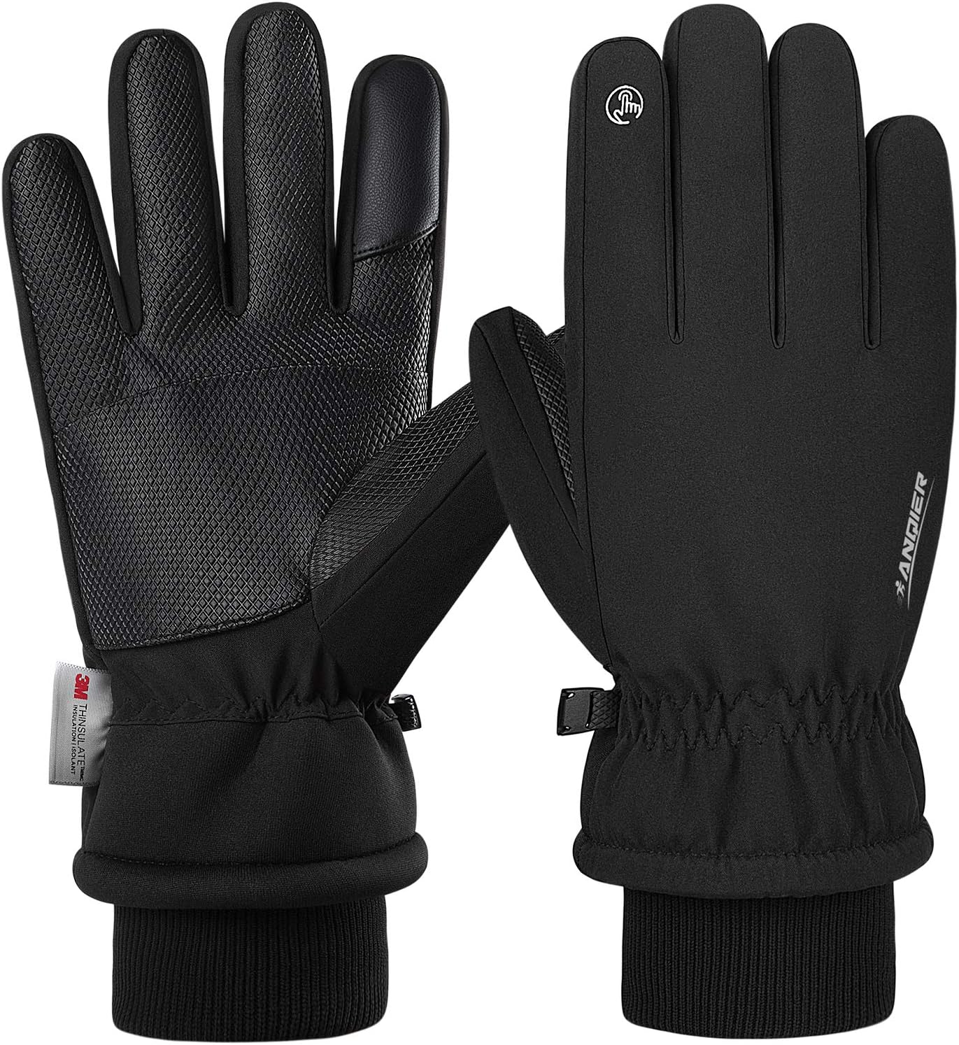 anqier Thermal Gloves, Special Winter Gloves for -15℉, Innovative Touch Screen S...
