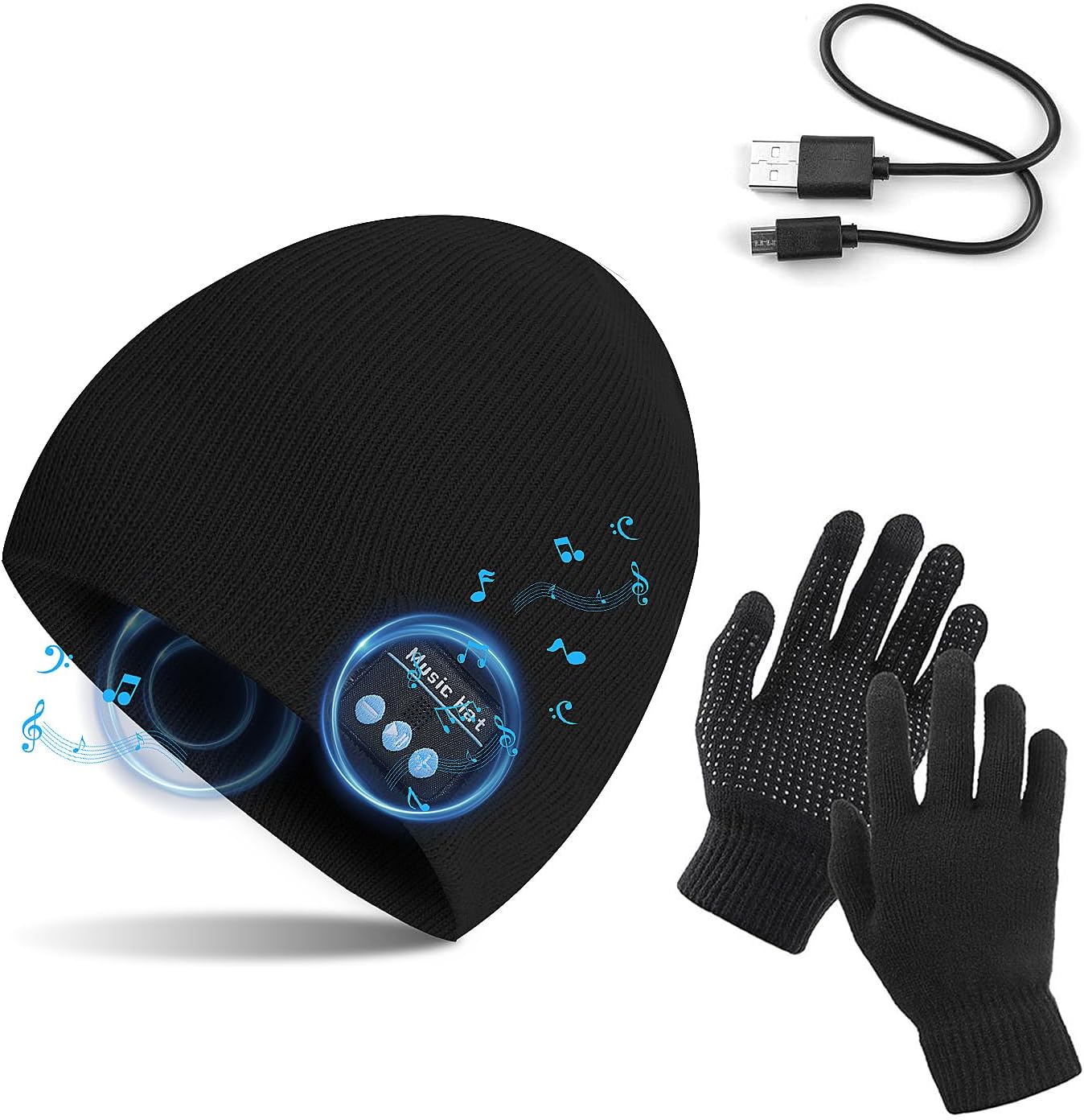 TAGVO Bluetooth Beanie, Special Winter Warm Knitted Wireless Bluetooth Headset,...