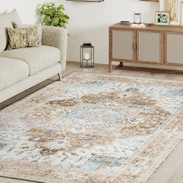 Area Rug 8x10, Special Washable Rug for Living Room, Innovative Non Slip Bedroom...