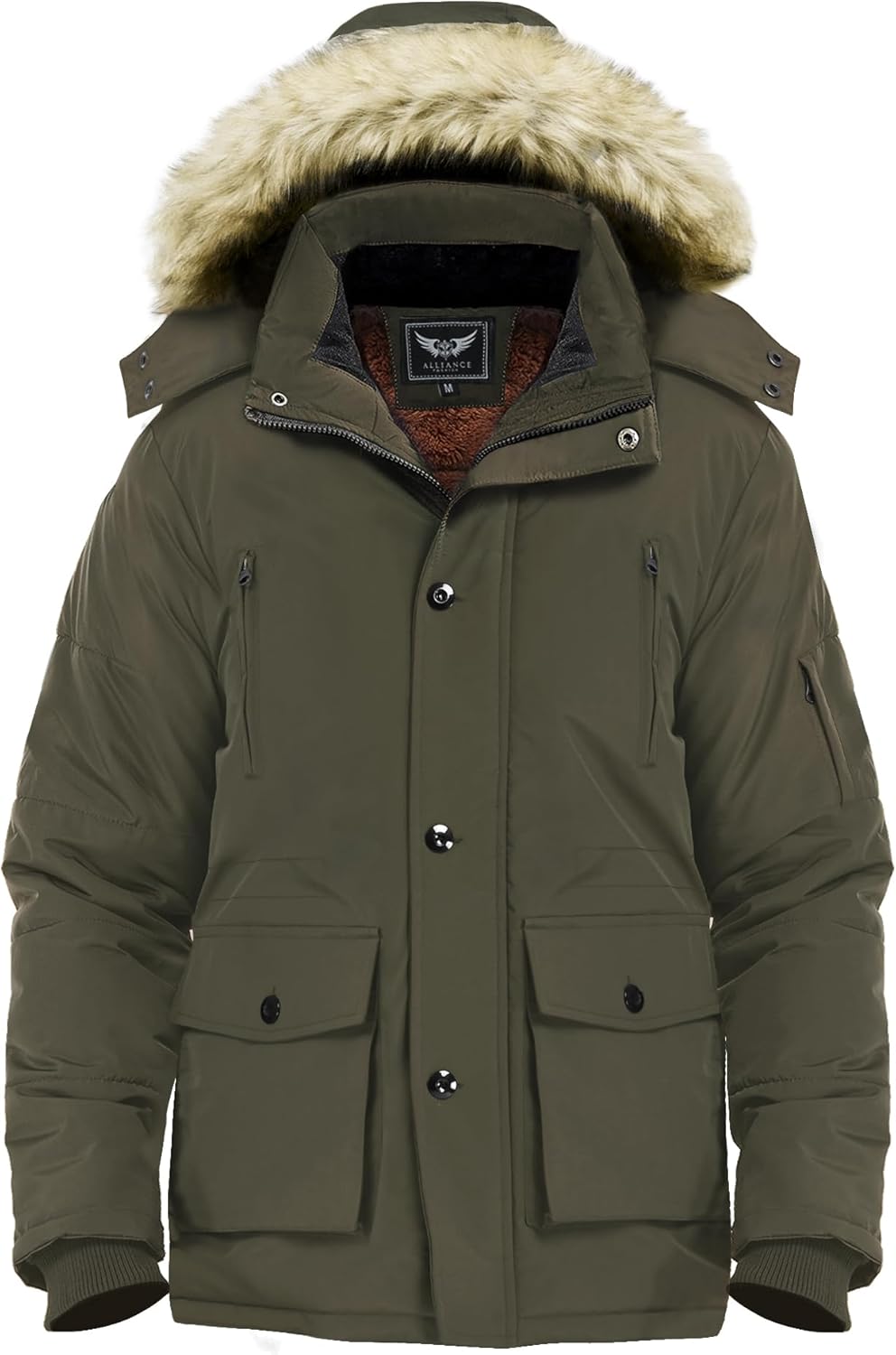 JYG Men's Winter Coat, Special Thicken Puffer Parka Jacket, High-Quality Warm Co...