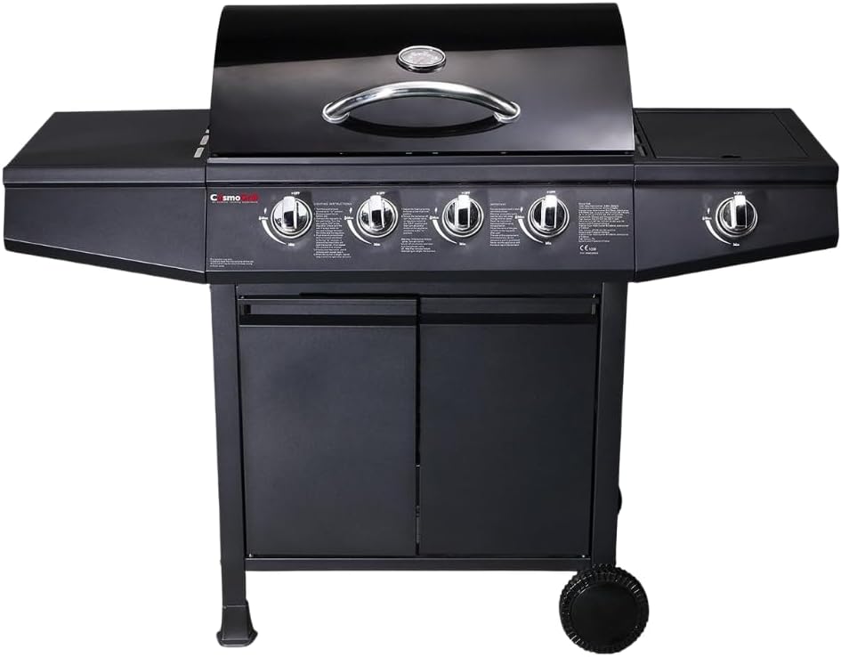 CosmoGrill Original 5 Gas Burner 4+1 Garden Grill,...