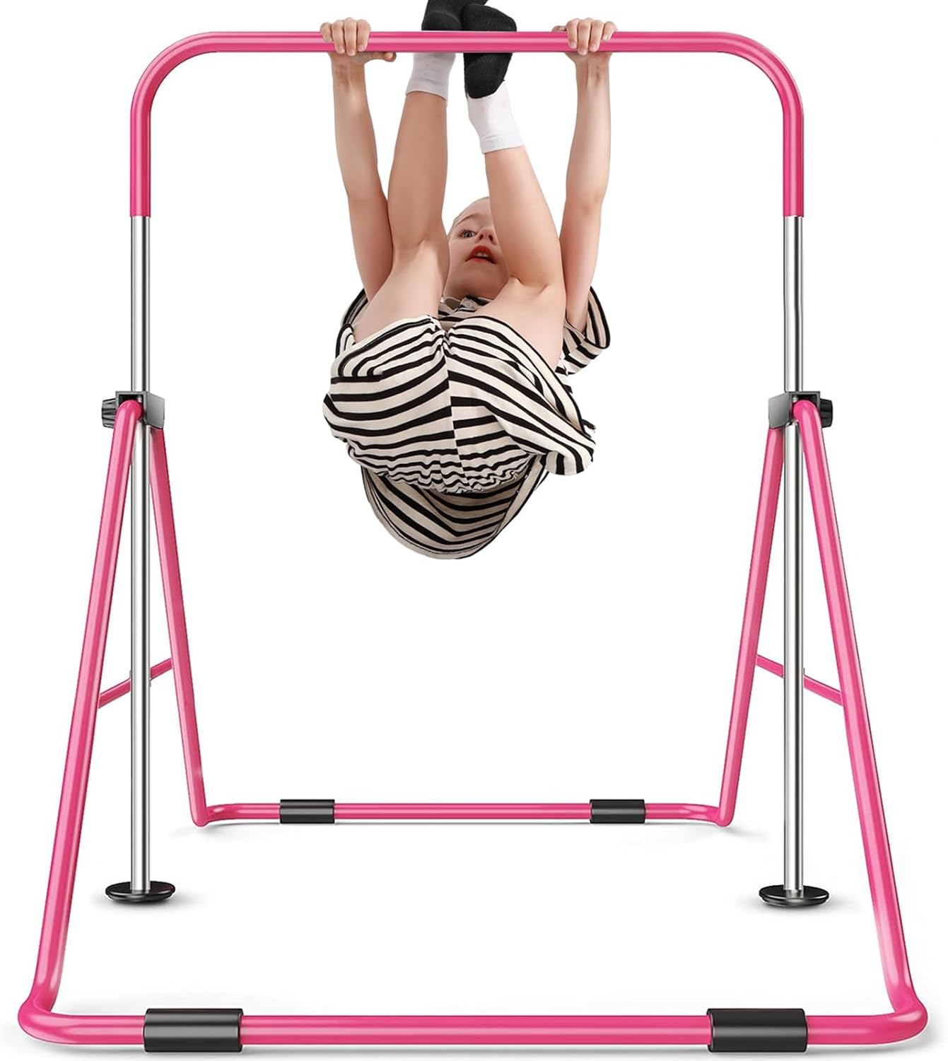 Sportsroyals Gymnastics Bar for Kids,Adjustable Height Gymnastic Horizontal Bars...