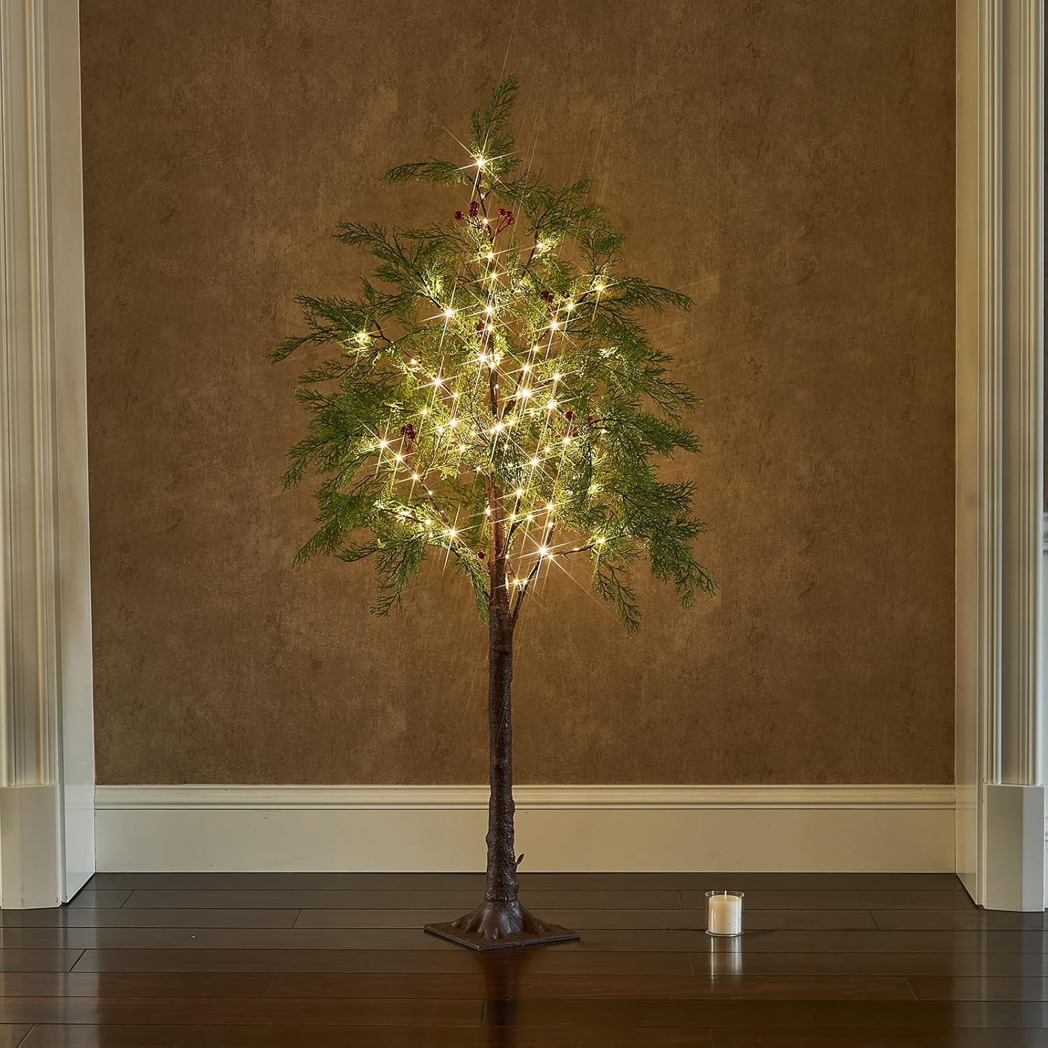 Birchlitland LED Cadar Tree, Special Lighted Tree for Indoor Outdoor Decoration,...