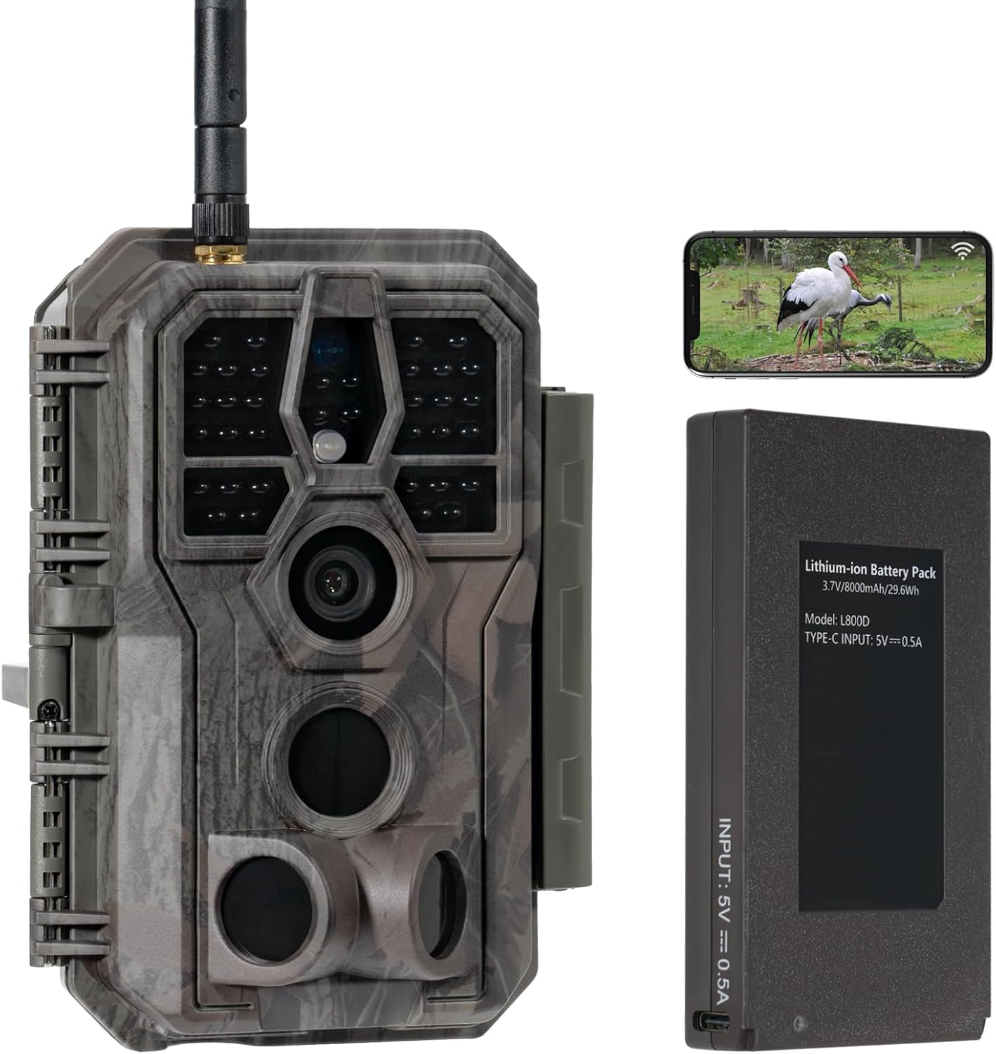 GardePro E8P Wildlife Camera, Special Trail Cameras with WiFi Bluetooth, Innovat...