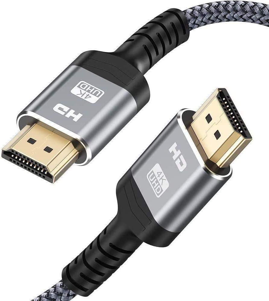 Highwings High-Speed 4K HDMI Cable 25 FT, 18Gbps 2.0 Braided HDMI Cord, 4K HDR,H...