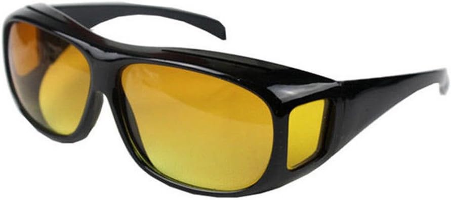 Boolavard Night Sight Glasses, Special Night Driving Over Glasses with UV Wind P...