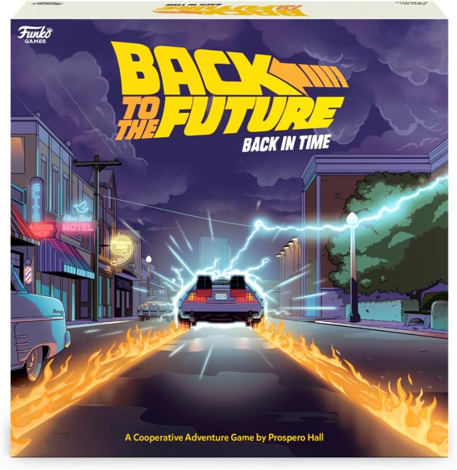 Funko Board Game, Unique Back to the Future – Back in Time Signature Cooperative...