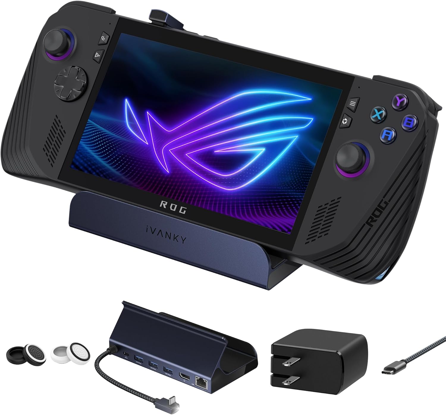 ivanky Legion Go/ROG Ally/Steam Deck Dock, Special Hub Docking Station with 65W...