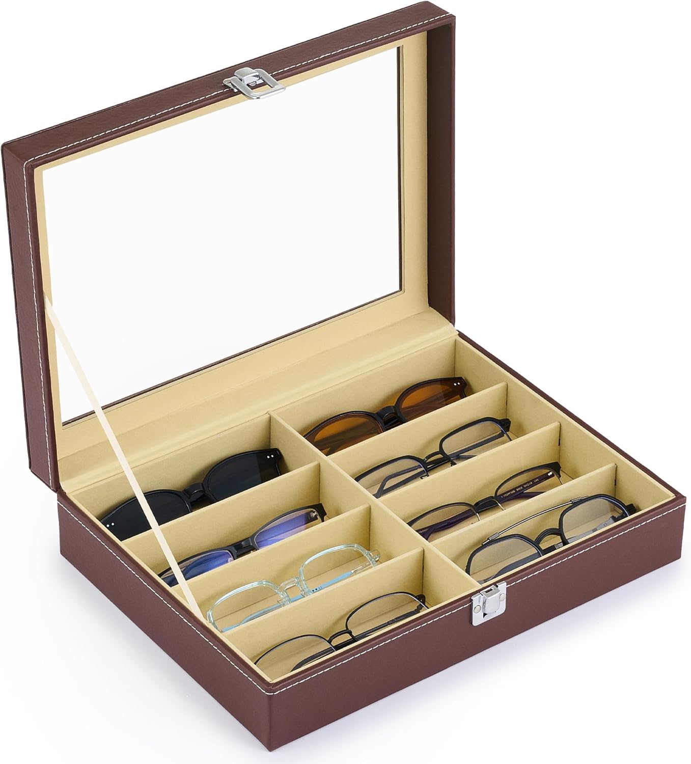 CO-Z Sunglasses Organizer, Special Organizer with 8 Slots, Innovative Eyeglasses...