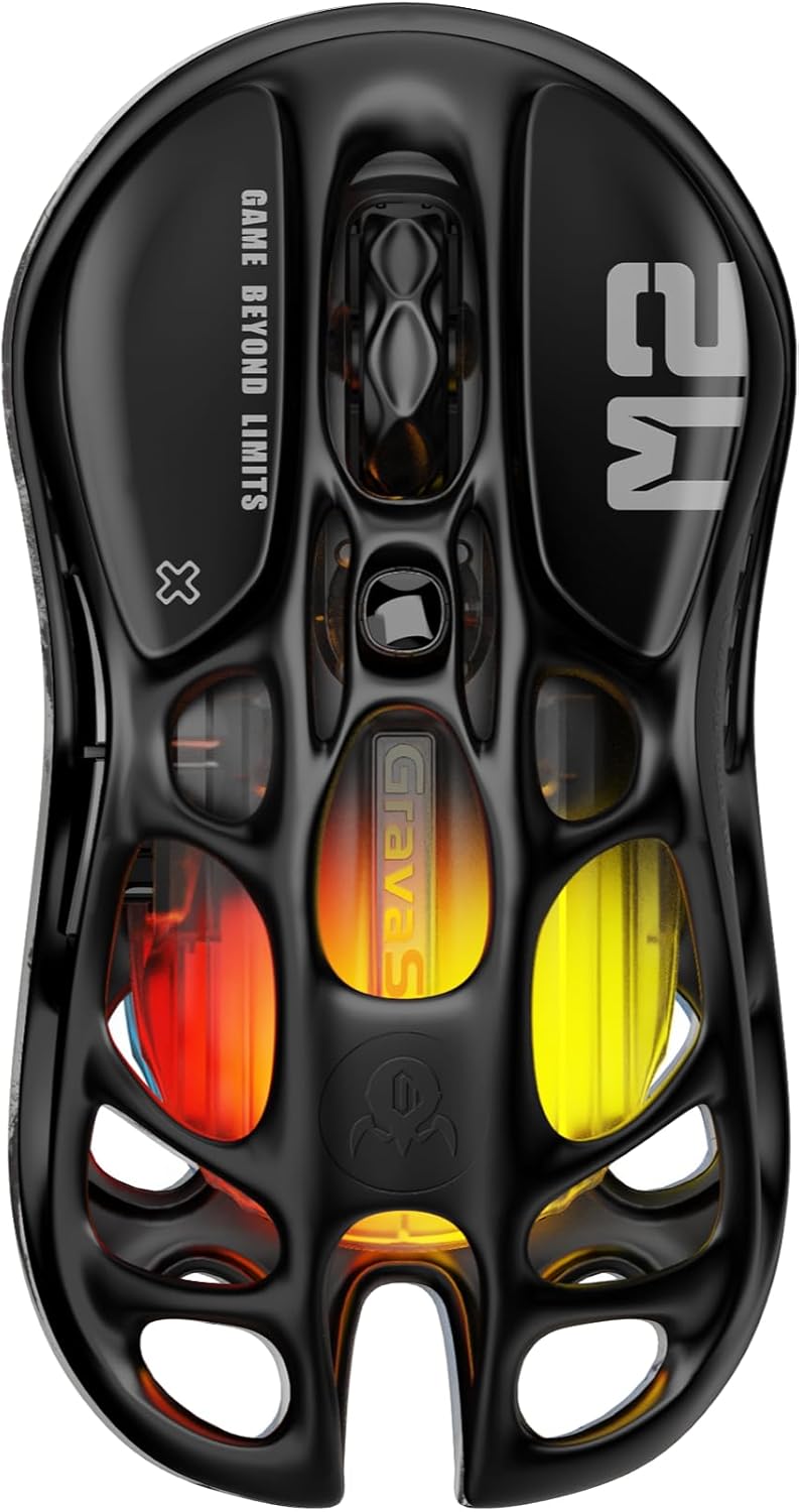 GravaStar Mercury M2, Special Wireless Gaming Mouse with 26,000 DPI, High-Qualit...