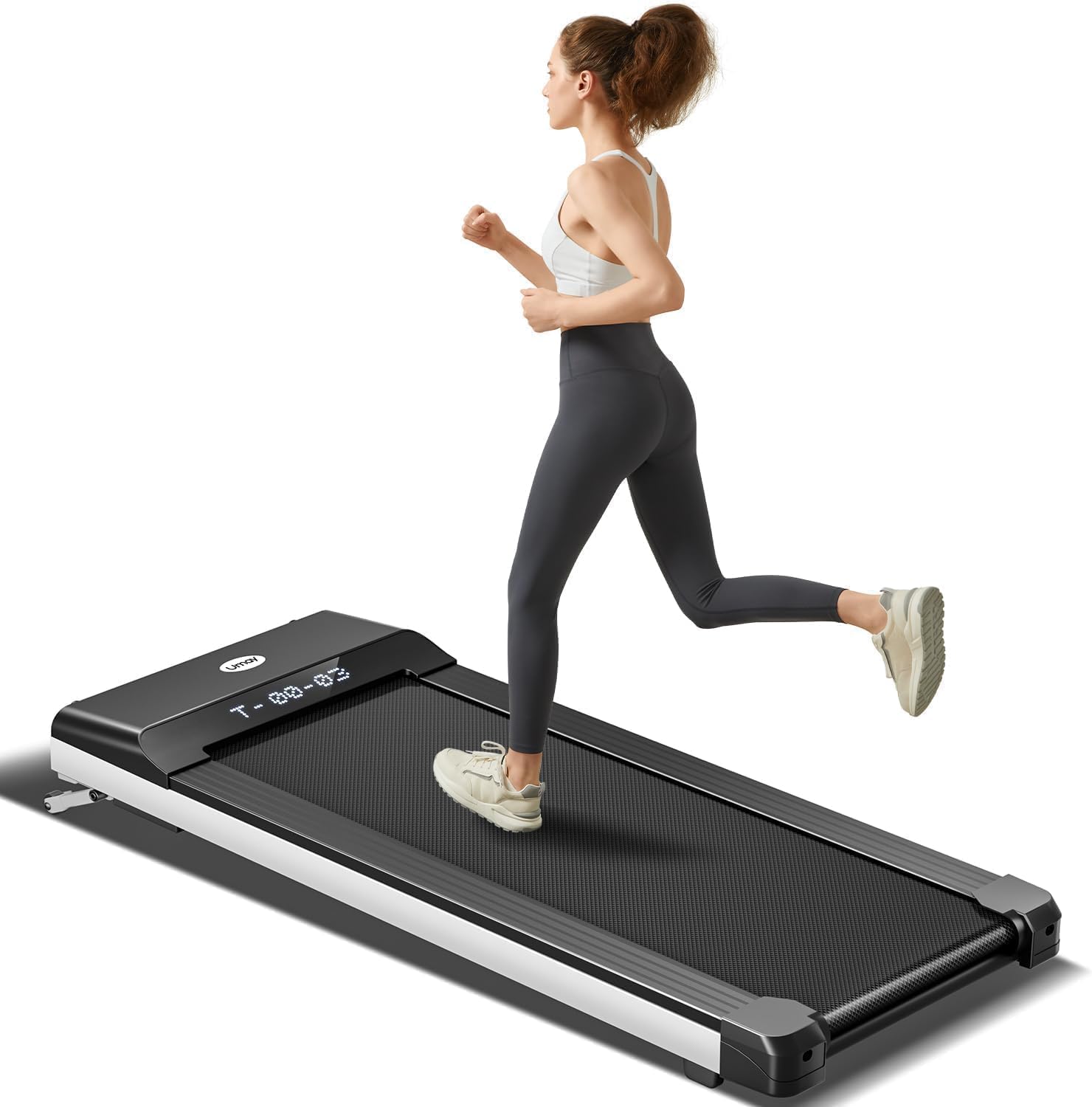 LONTEK Walking Pad, Under Desk Treadmill with SPAX...