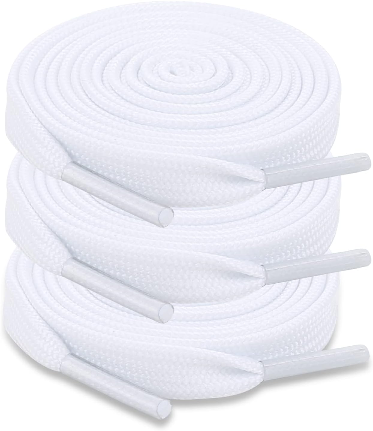 ZHENTOR 3 Pair Flat Shoe Laces for Sneakers, Shoelaces for Sneakers Athletic Run...