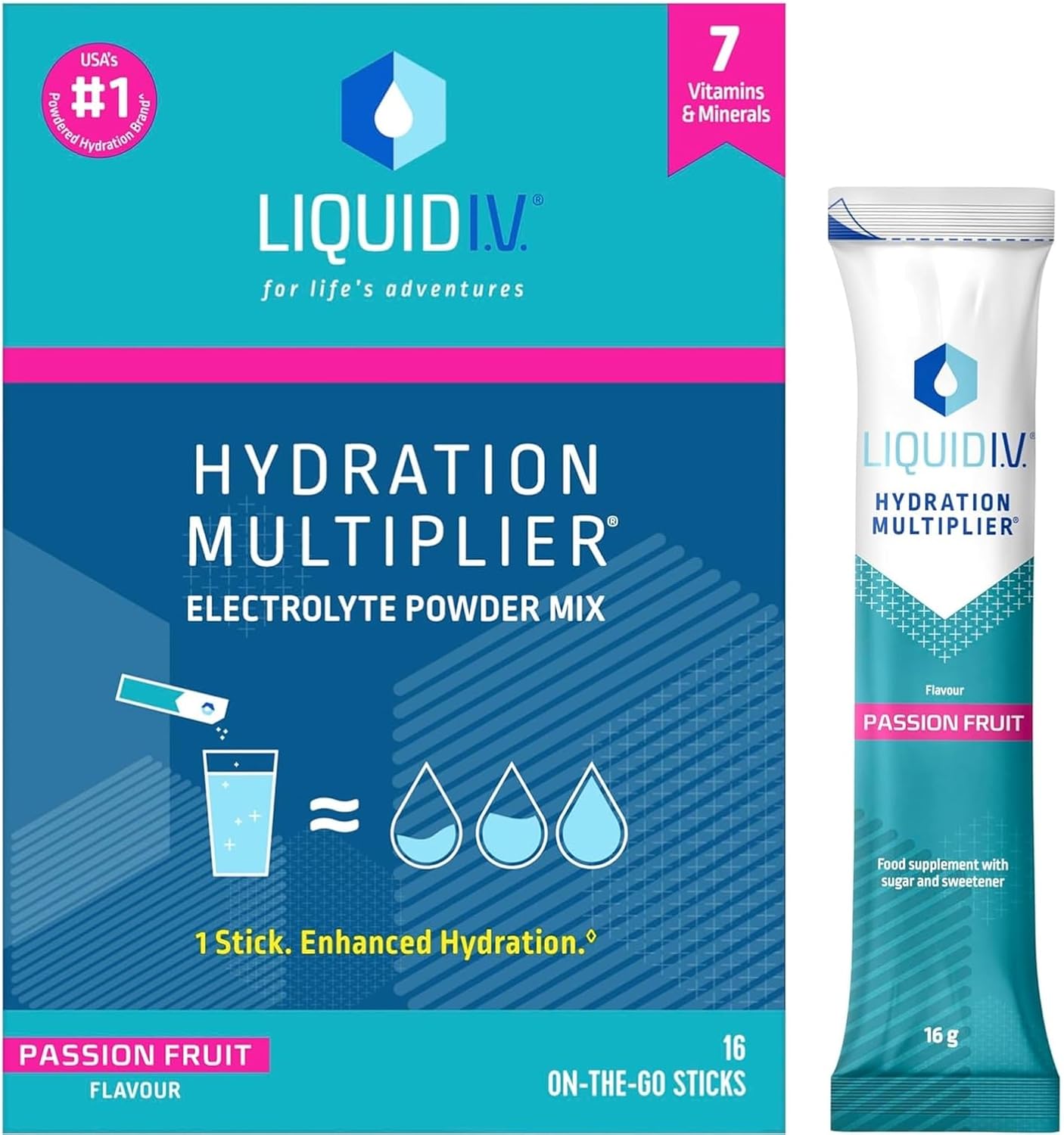 Liquid I.V. Hydration Multiplier, Special Electrolyte Powder Mix, Innovative Hyd...