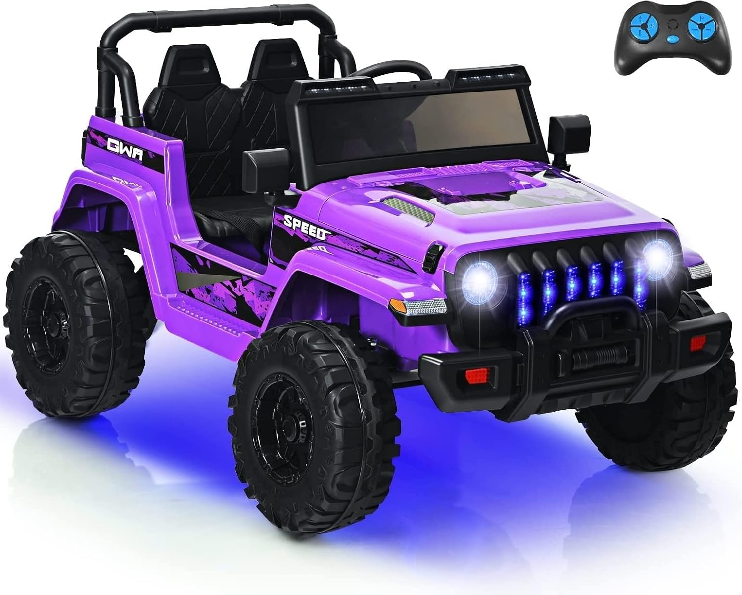 INFANS Kids Ride on Car Truck with 2.4G Remote Control, 12V Battery Powered Elec...