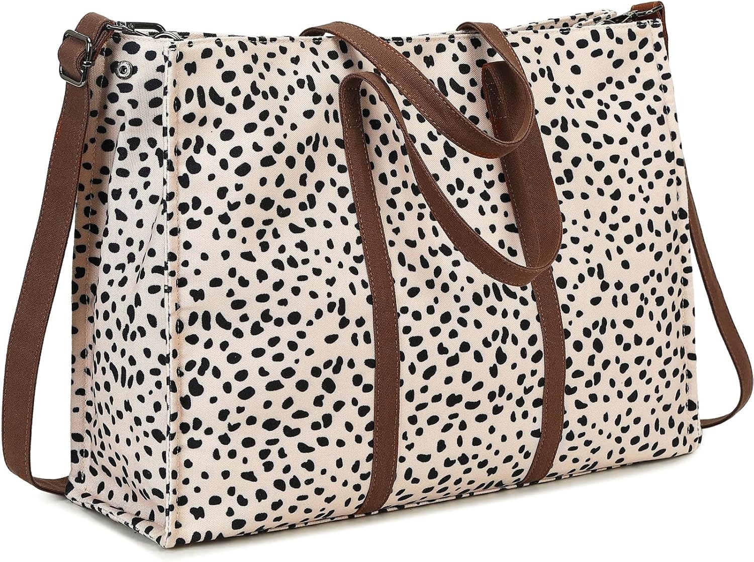 Laptop Tote Bag for Women Work 15.6 inch Canvas Shoulder Bags Computer Messenger...