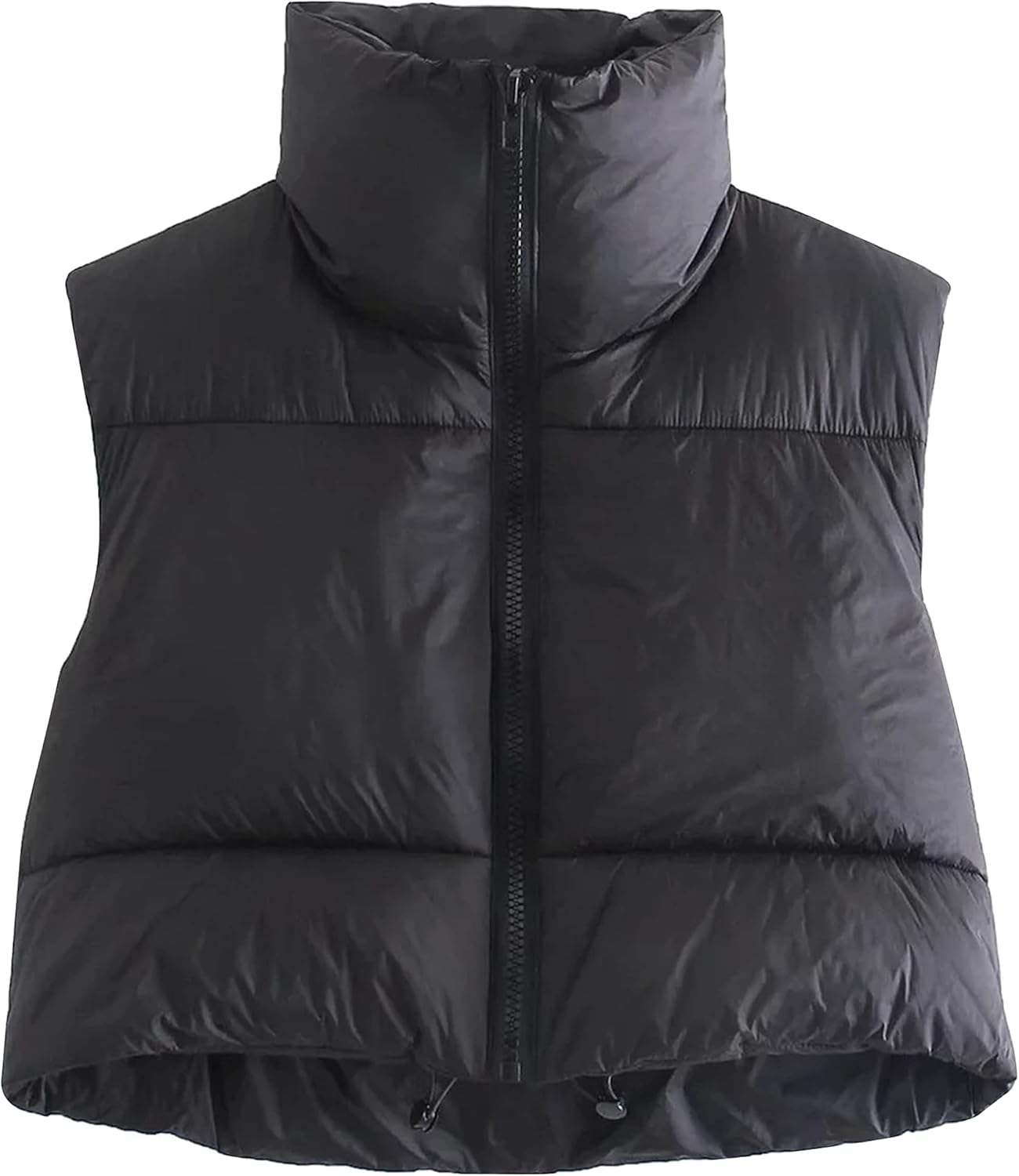 APAFES Winter Cropped Puffer Vest, Special High Stand Collar Vest, Innovative Li...