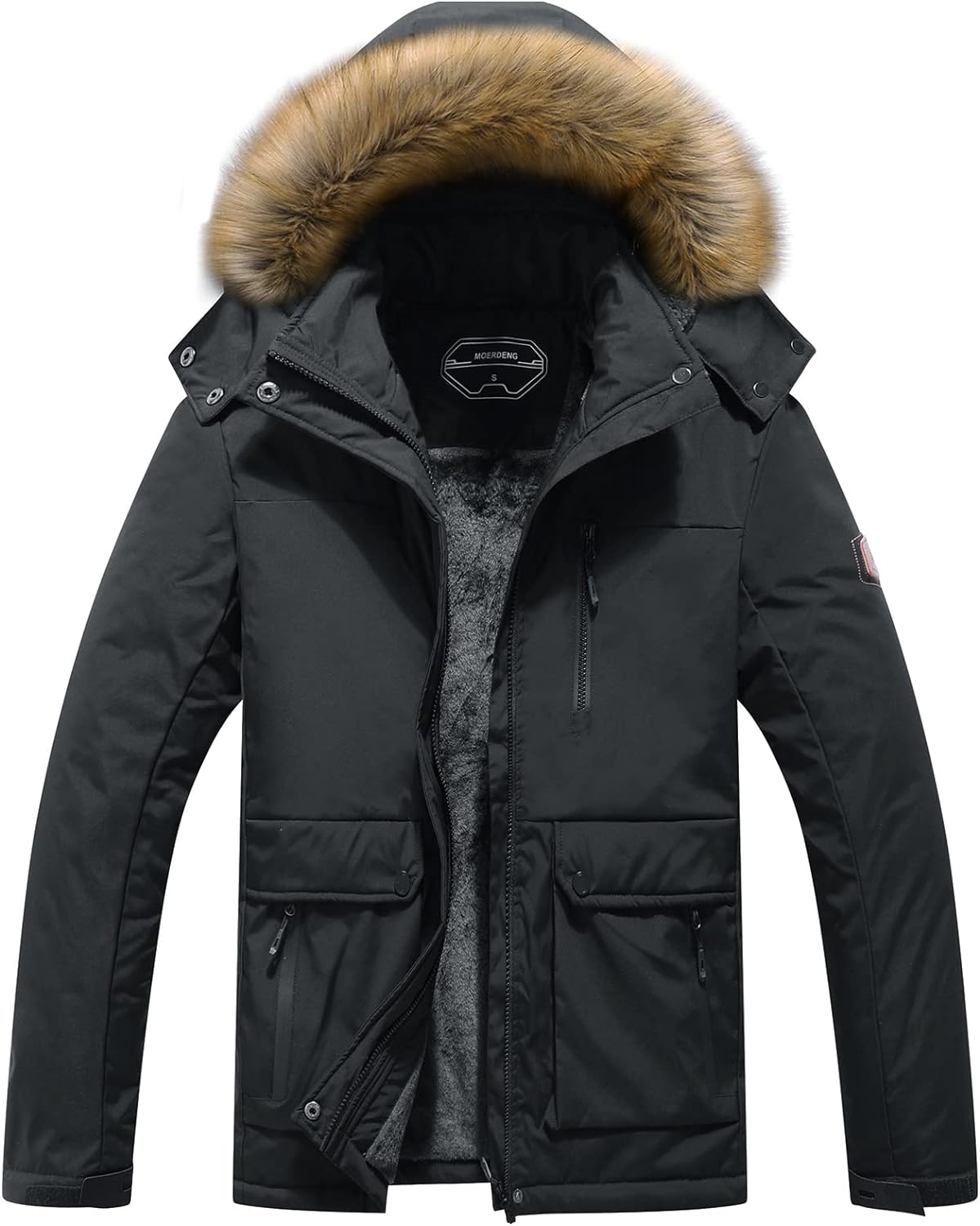 MOERDENG Women's Waterproof Ski Jacket, Special Winter Warm Hooded Snow Coat, In...