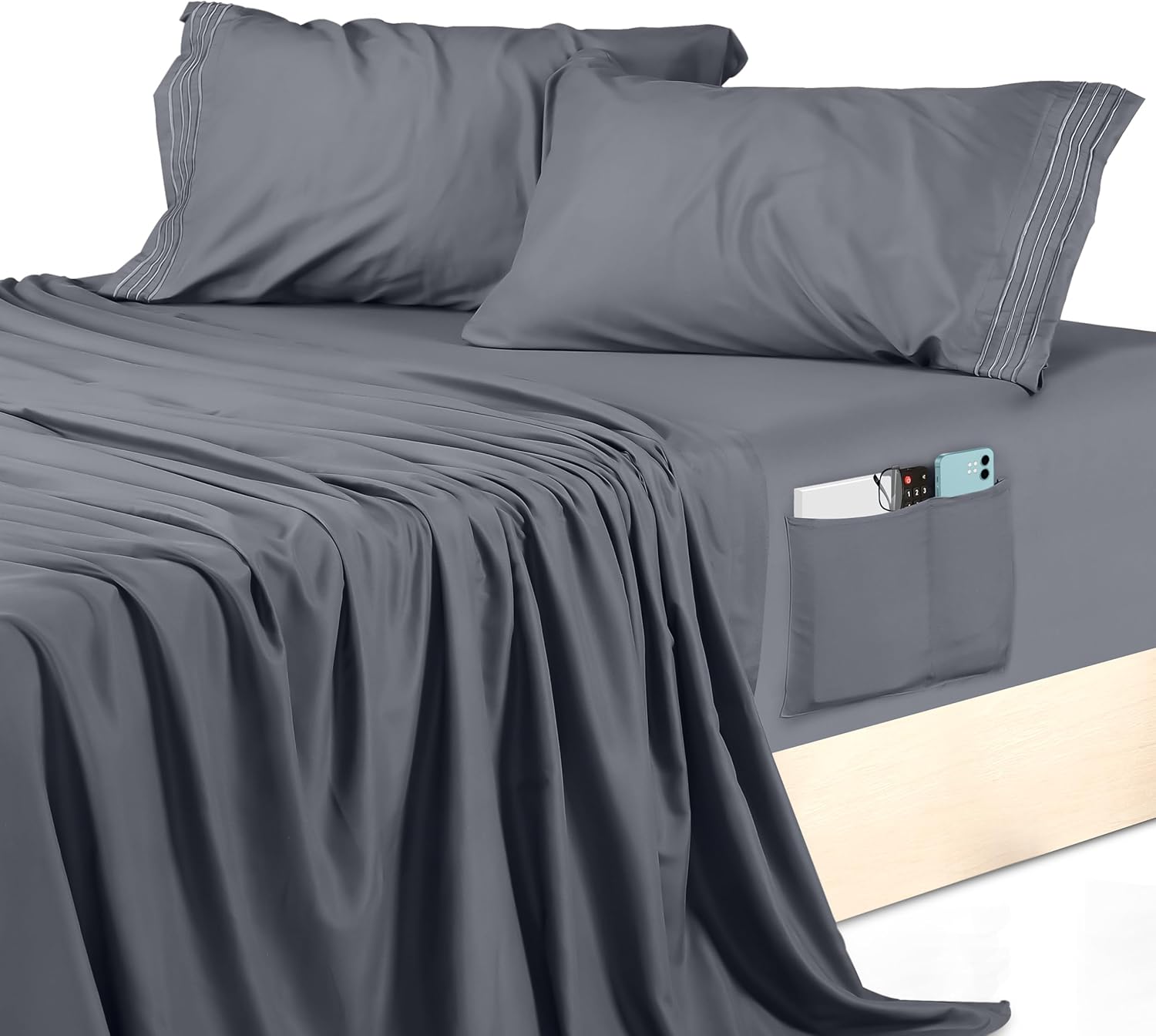 Utopia Bedding Queen Size Sheet Set, Soft Microfib...