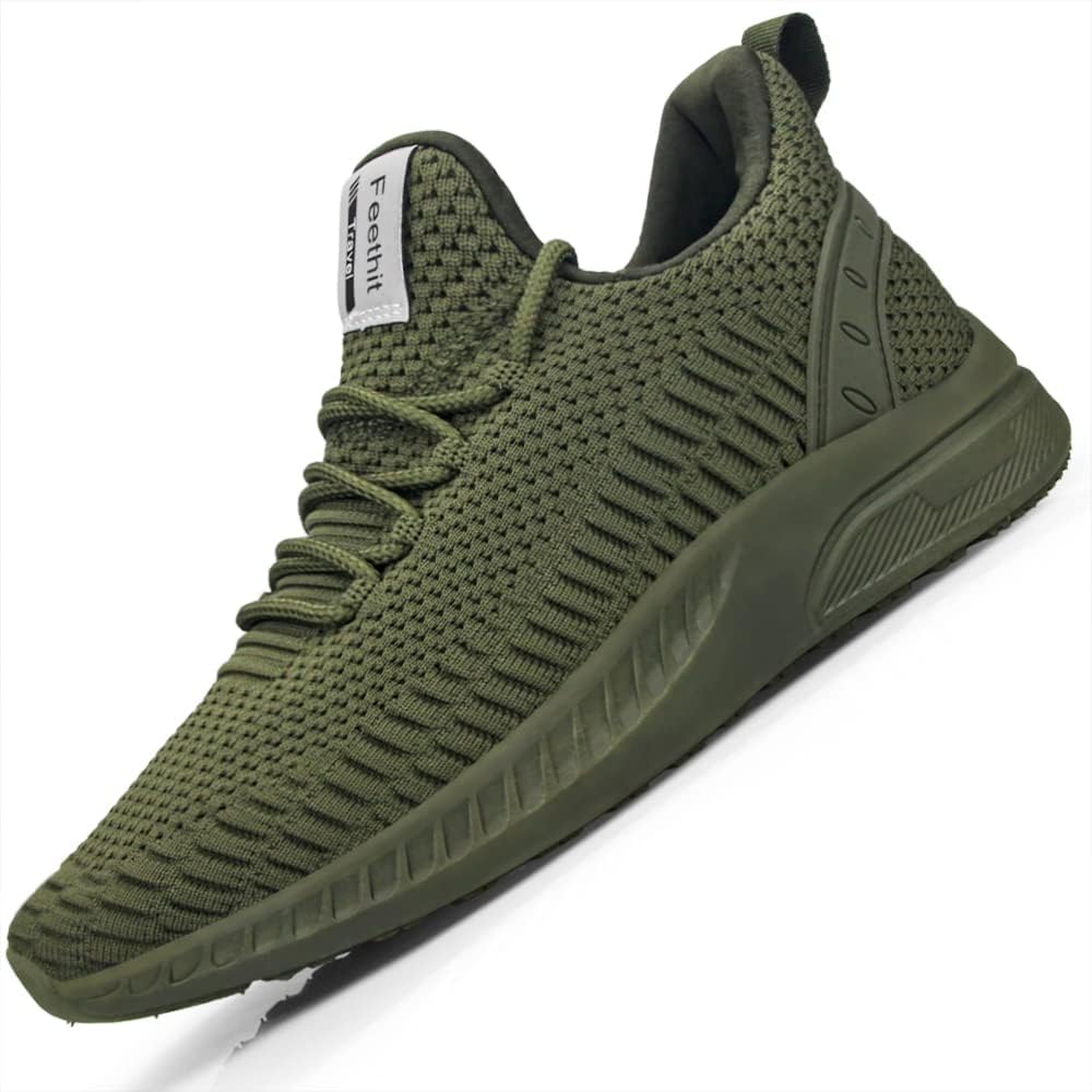 Feethit Mens Slip On Walking Shoes Blade Tennis Shoes Non Slip Running Shoes Lig...