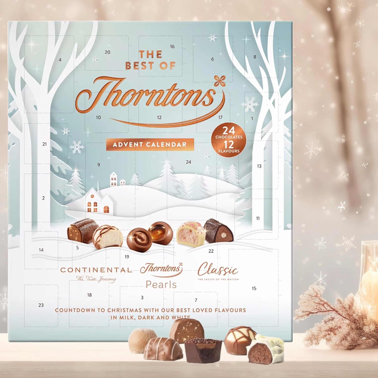 Thorntons Chocolate Advent Calendar 2024 - Luxury Selection of Best Continental,...