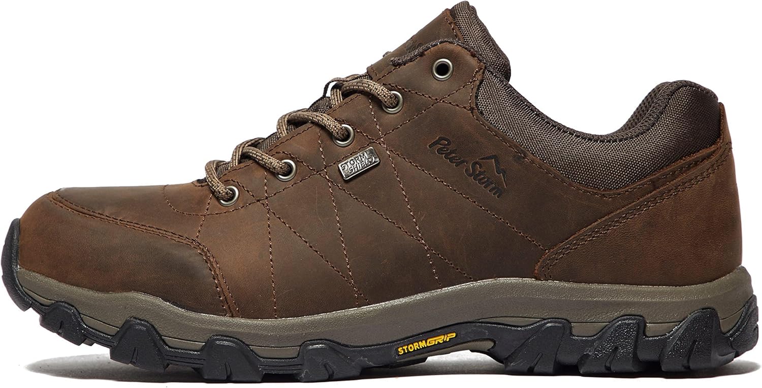 Peter Storm Men’s Lindale Walking Shoe with High Traction Rubber Sole for All Se...