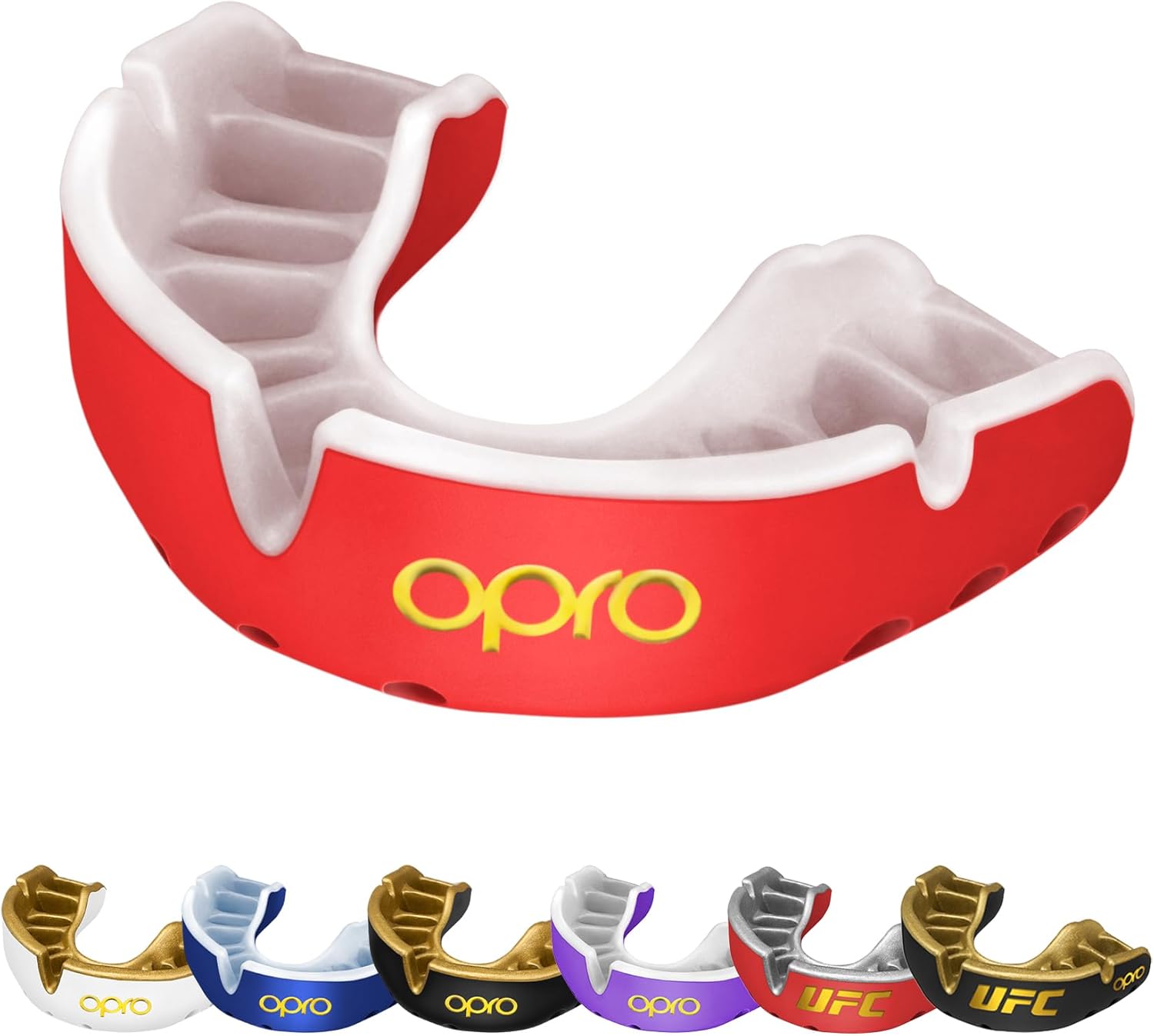 OPRO Gold Level Mouthguard, Adults and Kids Sports Mouth Guard, Featuring Revolu...