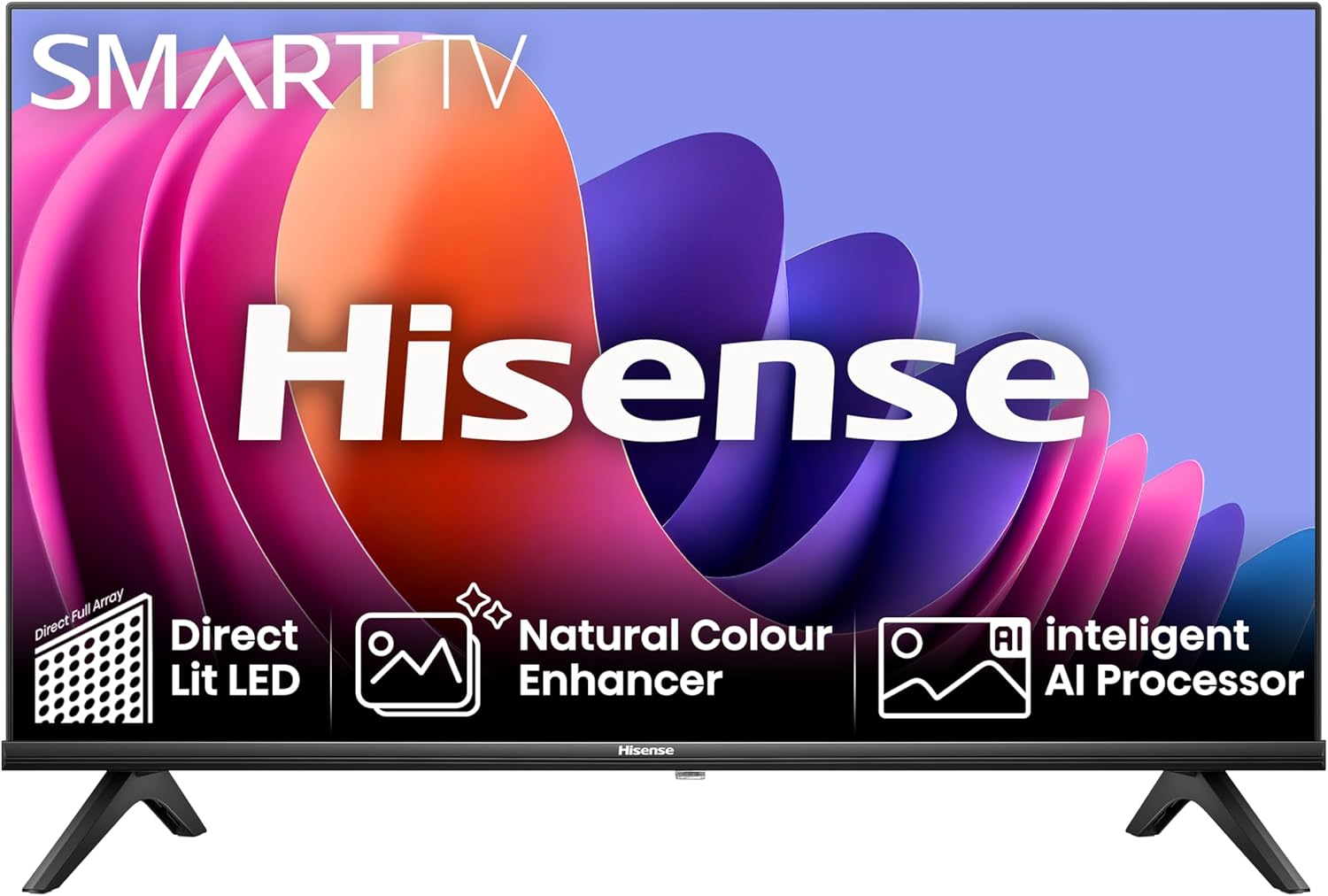Hisense 40 Inch Smart TV 40A4NTUK - FHD Resolution, Natural Colour Enhancer, DTS...