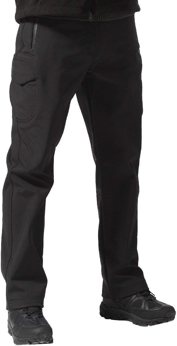 FREE SOLDIER Men's Outdoor Softshell Fleece Lined Cargo Pants Snow Ski Hiking Pa...