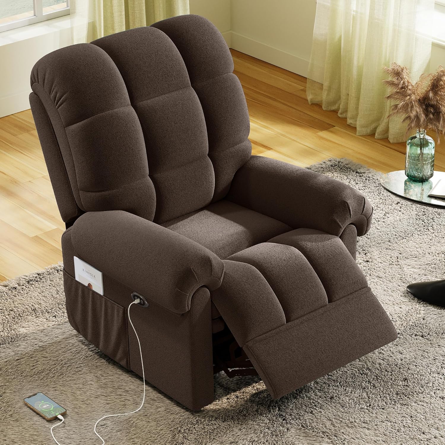 2024 New Power Recliner Chair for Adults, Adjustable Electric Chair Power Reclin...