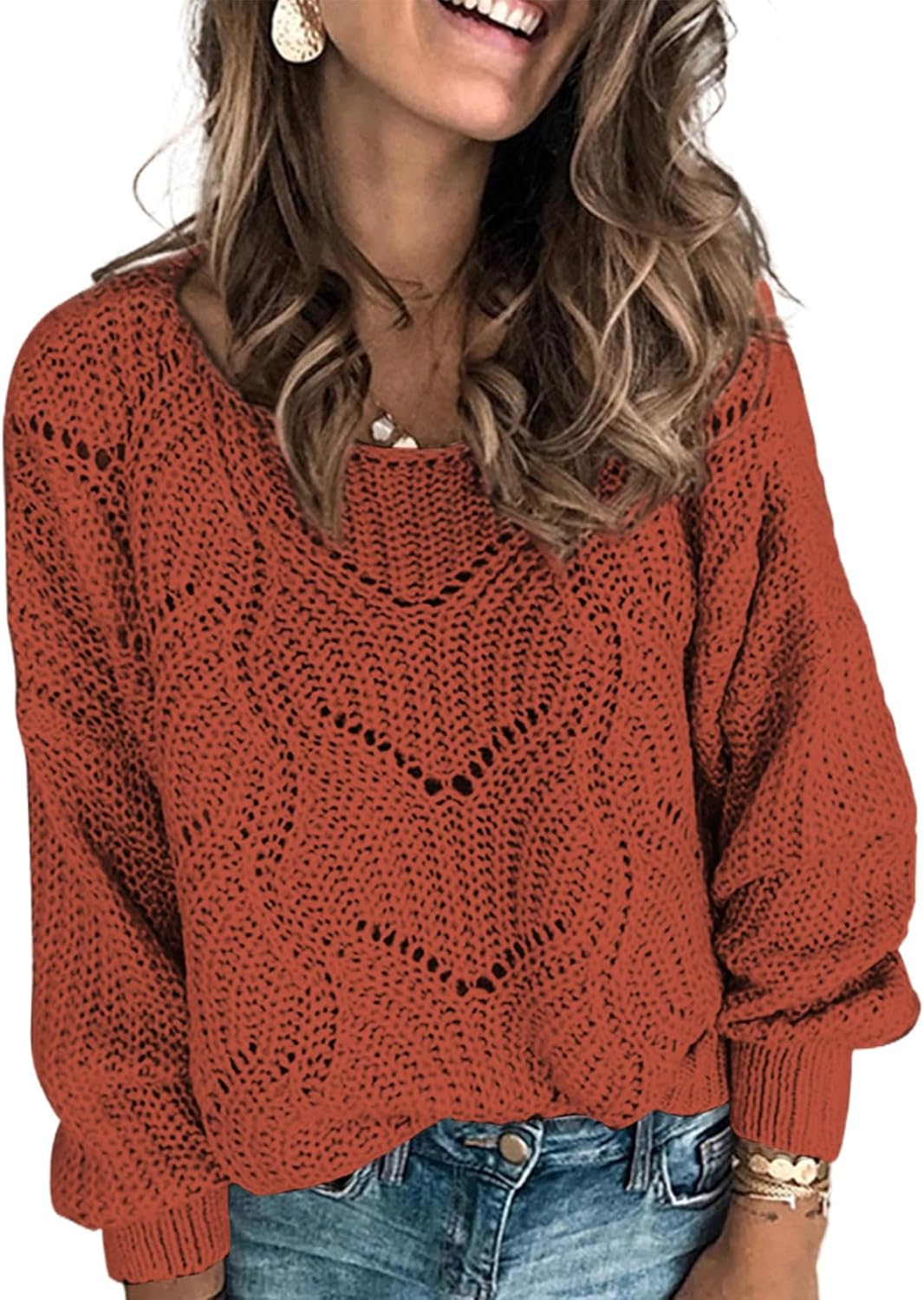 Dokotoo Womens Sweaters, Special Crewneck Cute Elegant Sweaters, Innovative Soft...