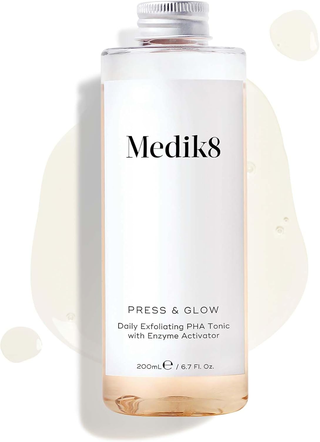 Medik8 Press & Glow Refill - Daily PHA Exfoliating Facial Toner - Smooths Skin S...