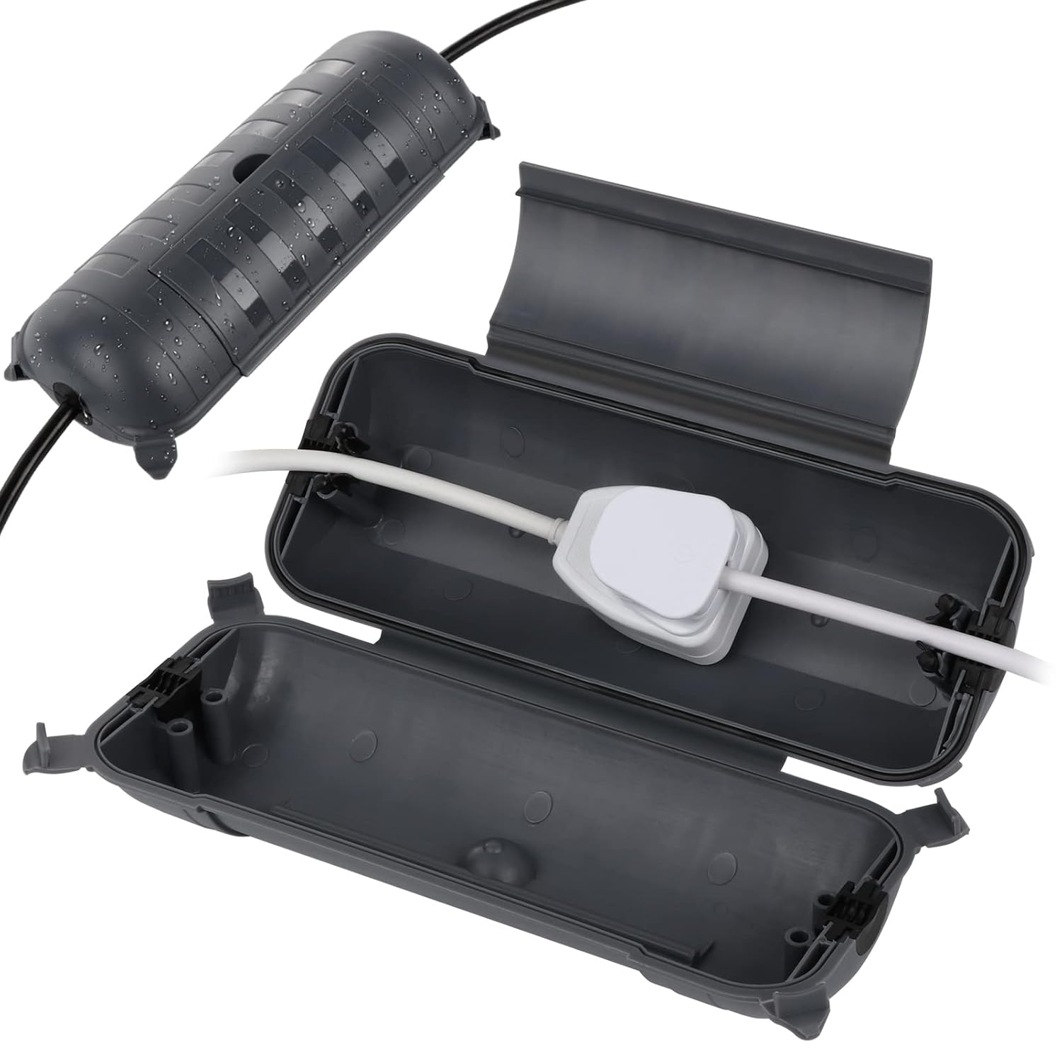 【2 PACK】RESTMO Outdoor IP44 Waterproof Connection Box, Weatherproof Electrical...