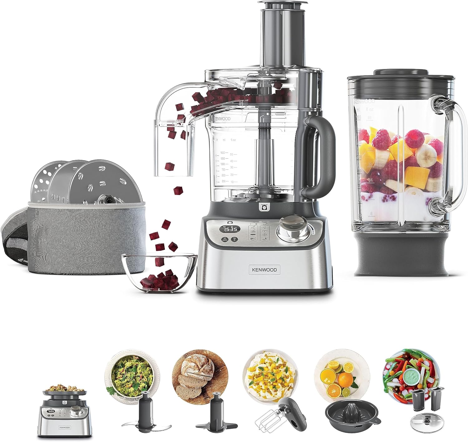 Kenwood MultiPro Express Weigh Food Processor, 8 P...