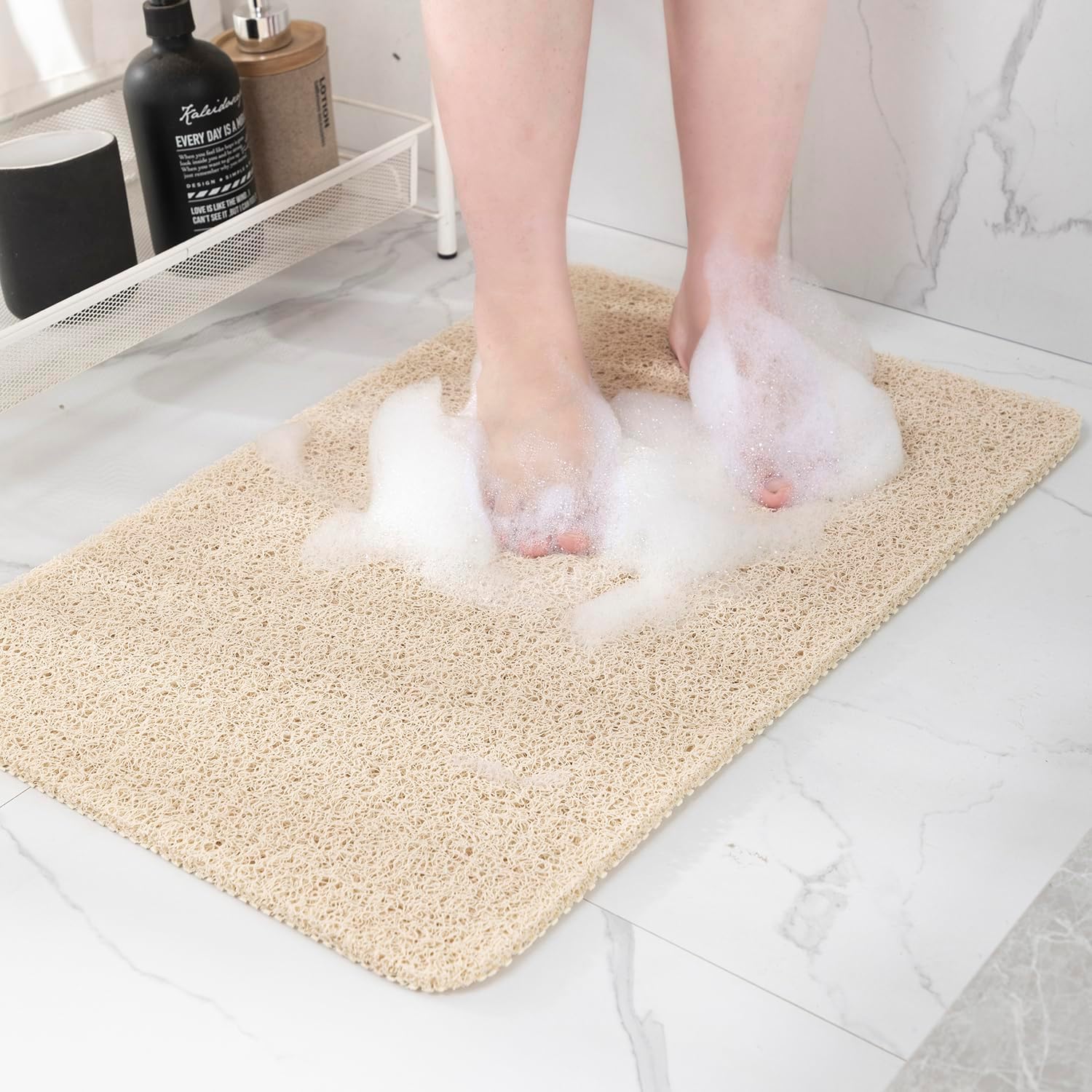 Non Slip Bathtub Mat, Special Anti Slip Shower Mat, High-Quality Quick Drying Ba...