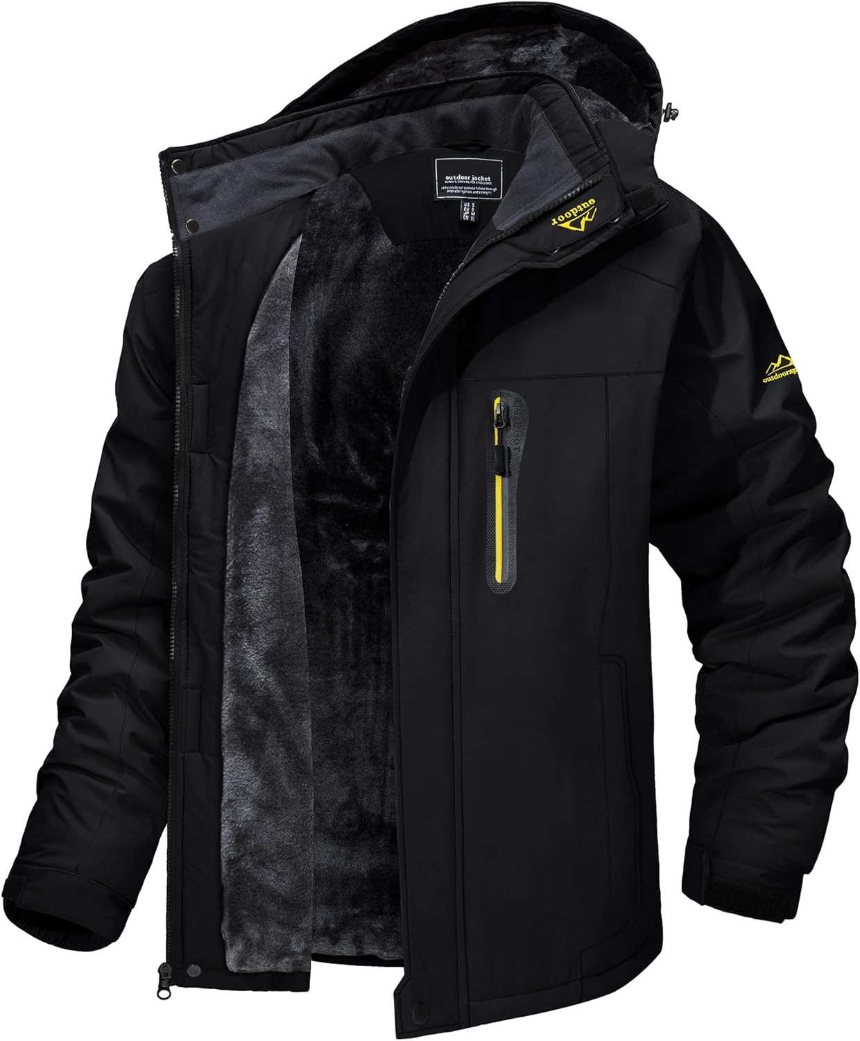 TACVASEN Men's Winter Ski Jacket Waterproof Snow Coats Snowboard Fleece Lining J...