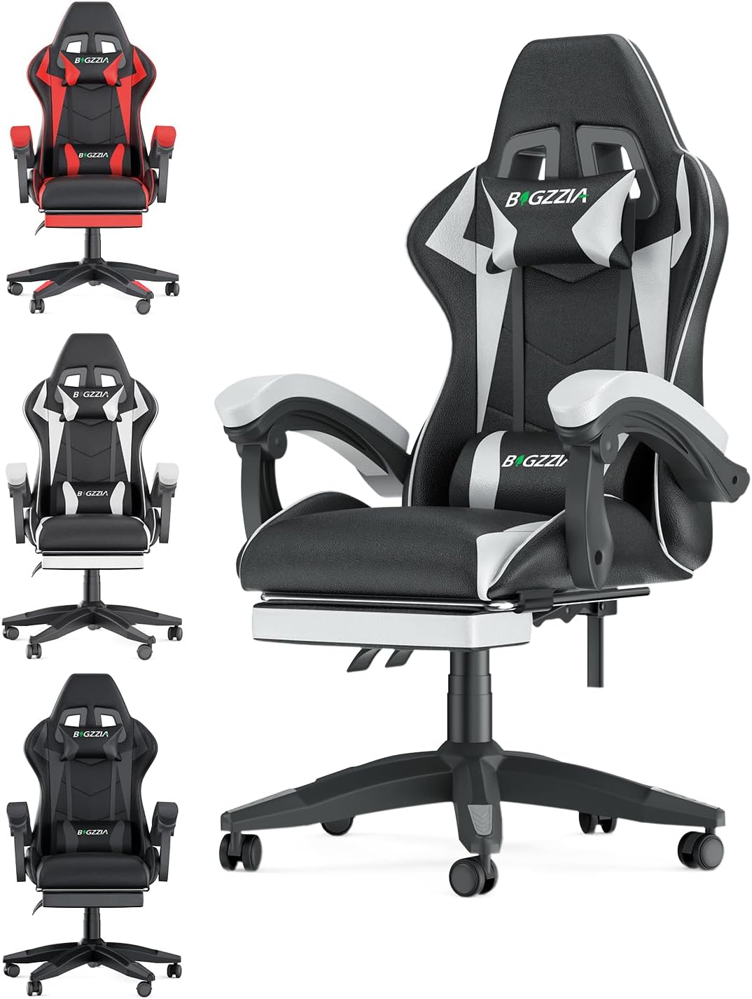 Racingreat Gaming Chair,Ergonomic Gaming Chair for Adults, Height Adjustable Rec...