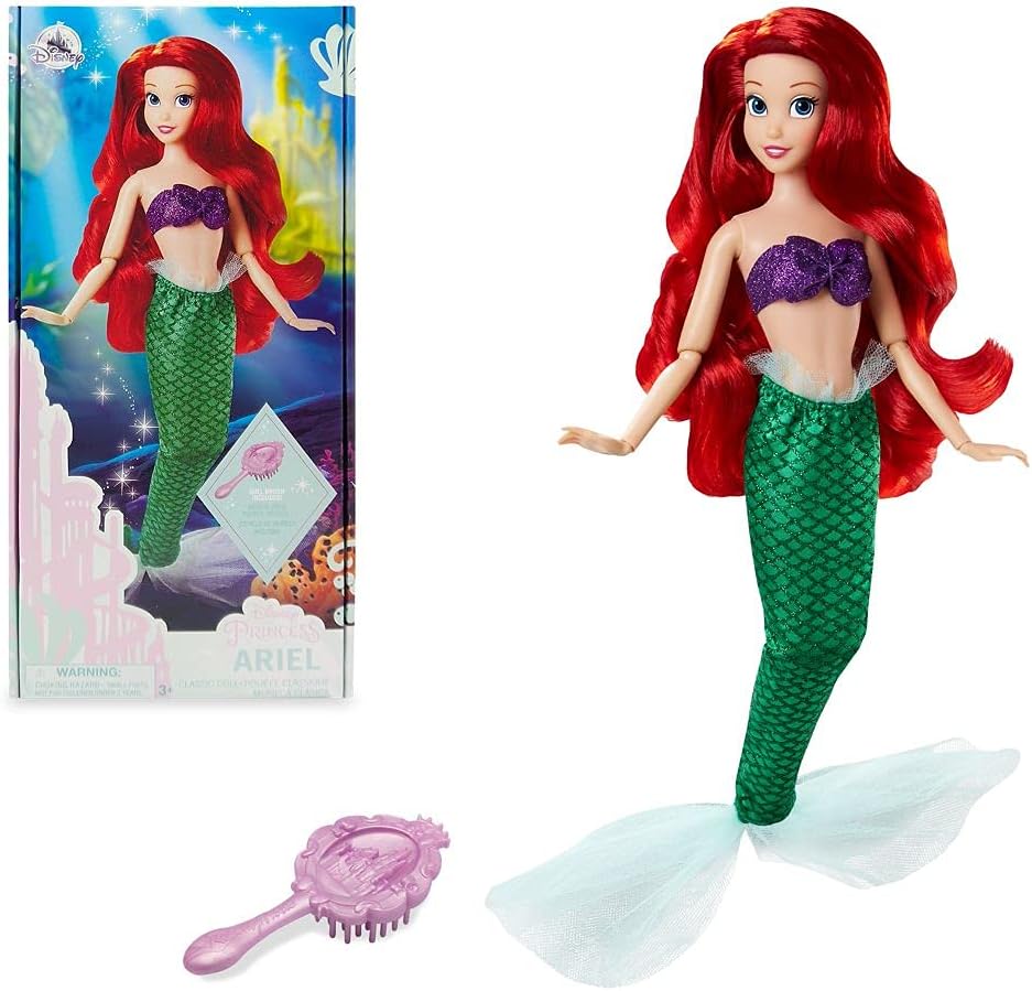 Disney Store Official Princess Classic Doll (Ariel from The Little Mermaid), 11...