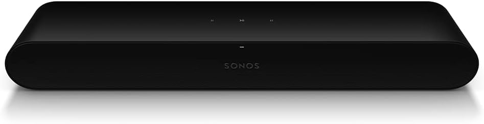 Sonos Ray Soundbar - All-in-one compact and sleek soundbar with Blockbuster soun...