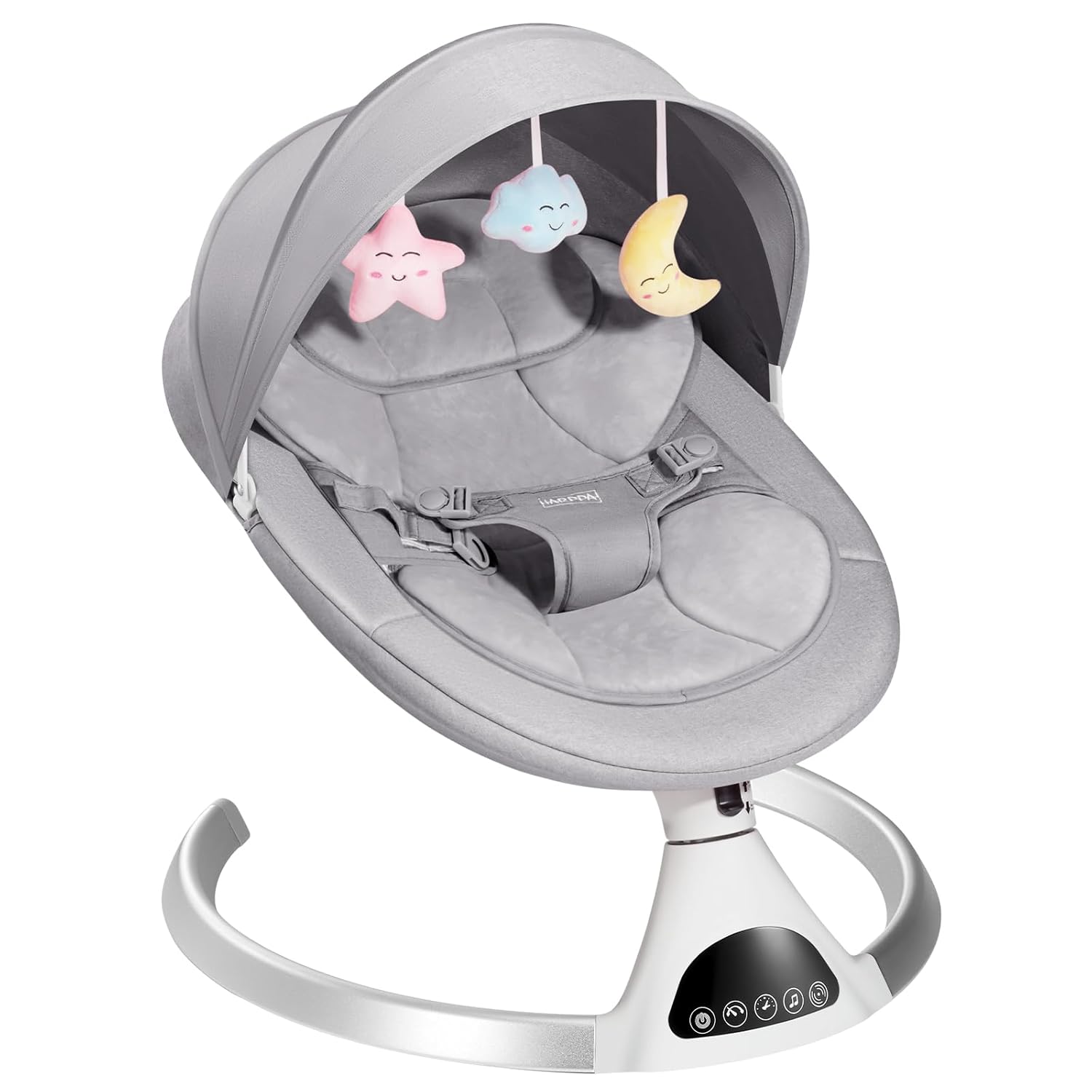 HARPPA Electric Baby Swings for Infants to Toddler, Portable Babies Swing for Ne...