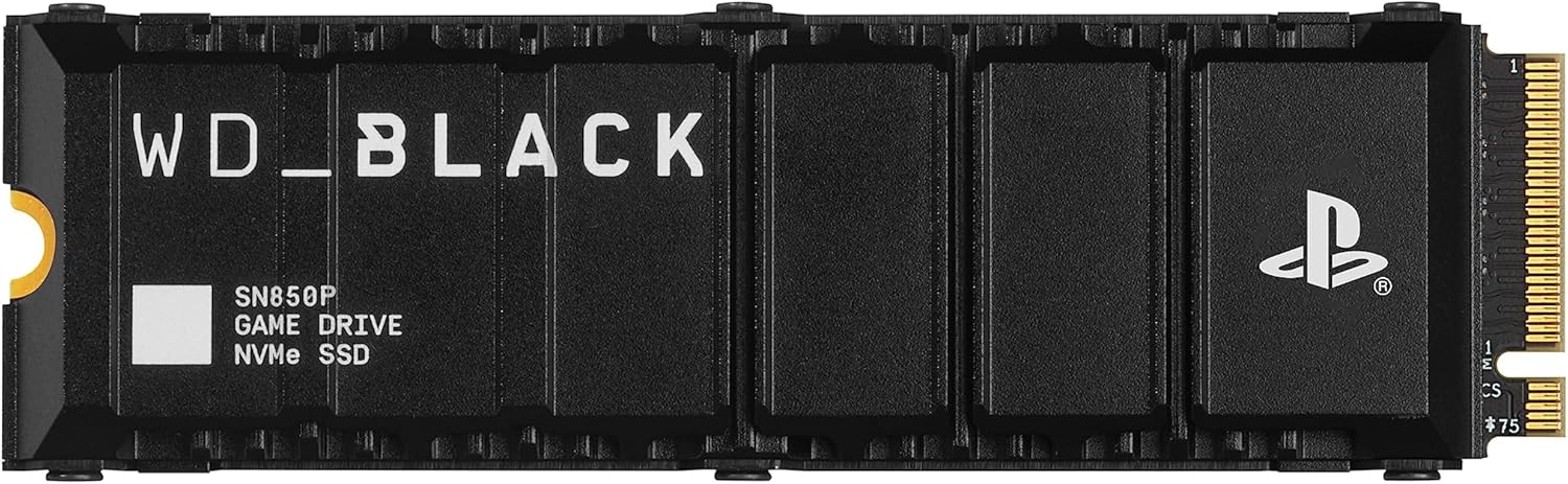 WD_BLACK SN850P 4TB PS5 SSD, Officially licensed for Playstation PS5 consoles, P...