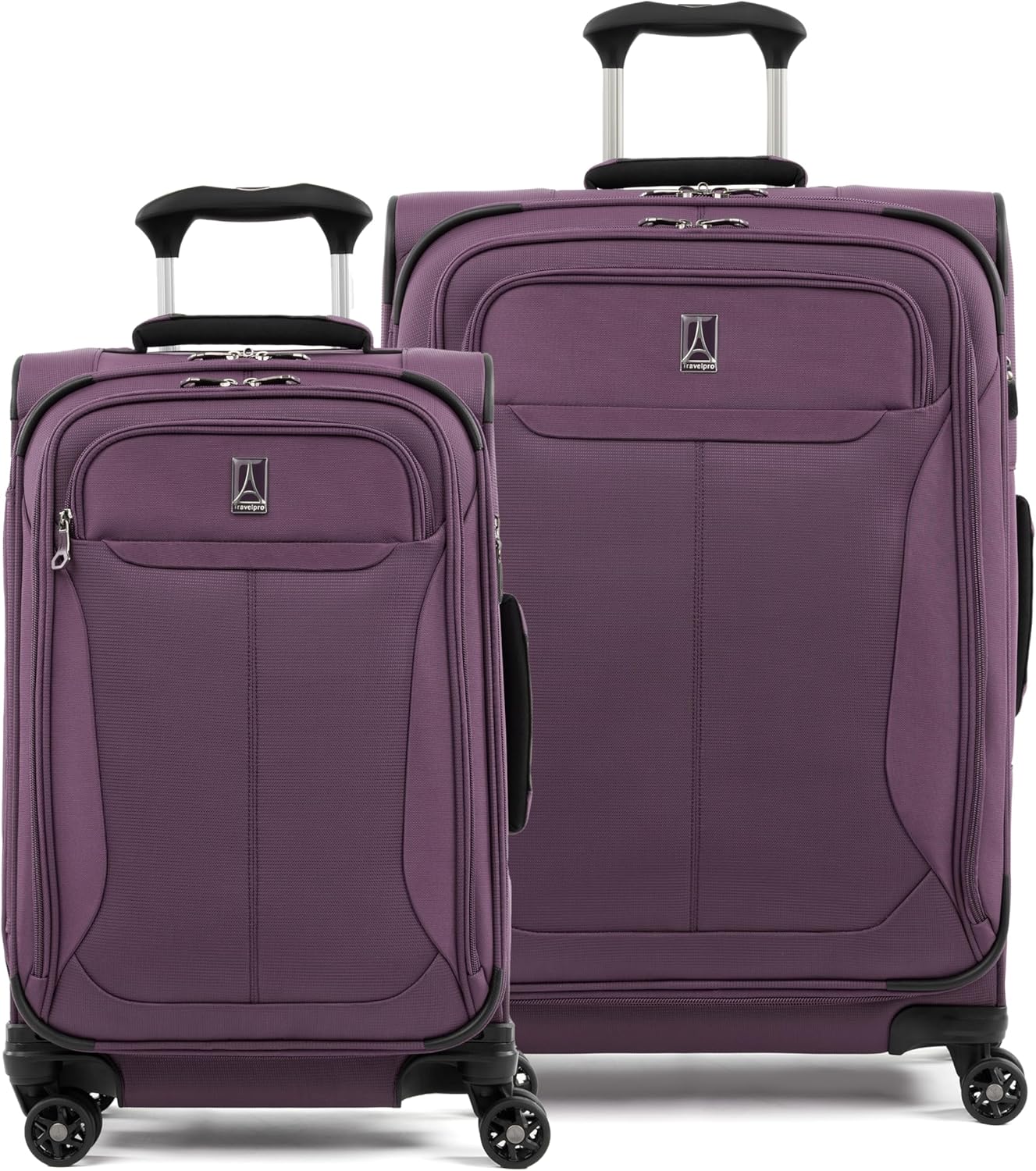 Travelpro Tourlite Softside 2-Piece Set, Expandable Luggage with 4 Spinner Wheel...